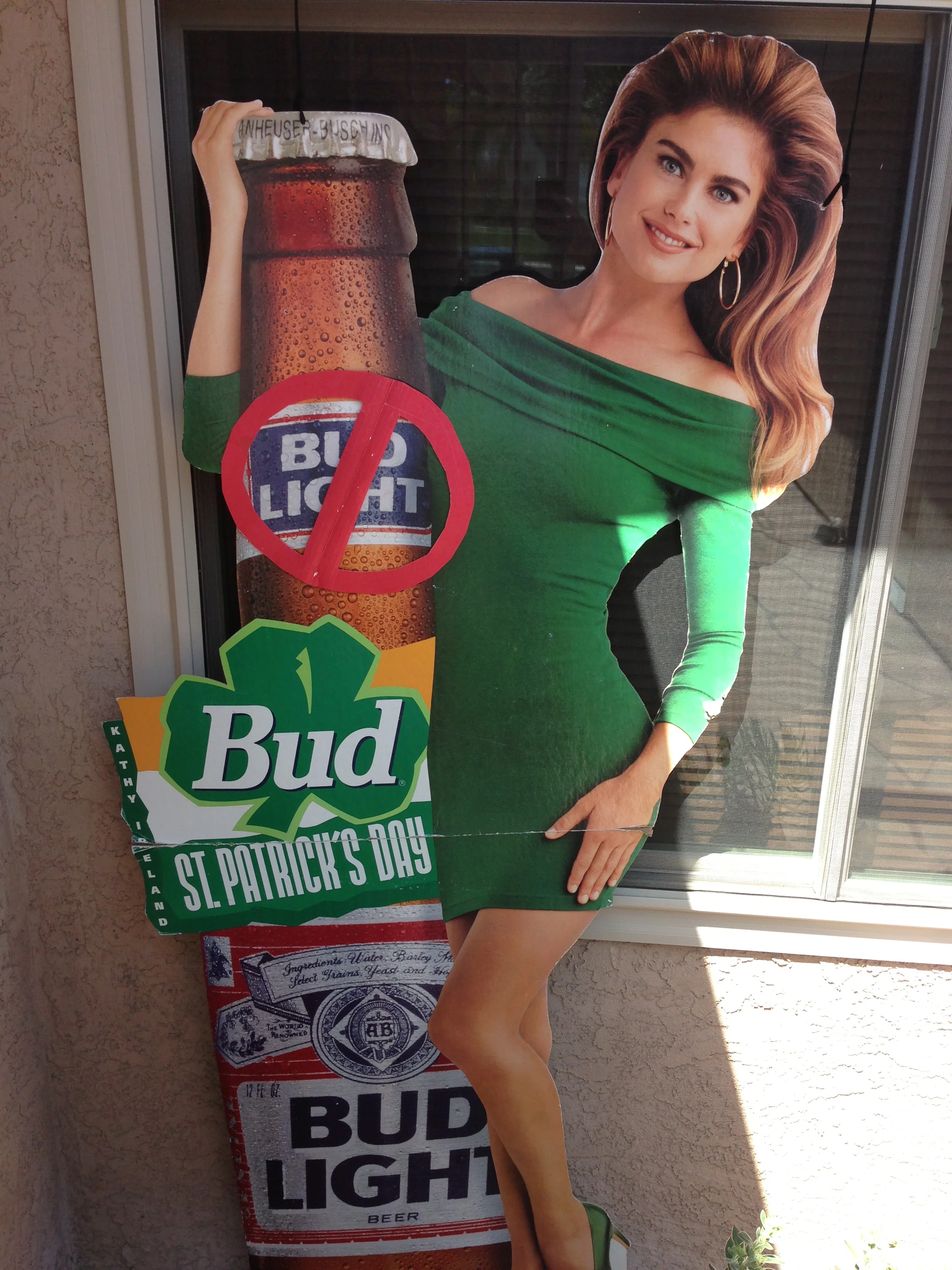 Kathy Ireland was really excited. 
