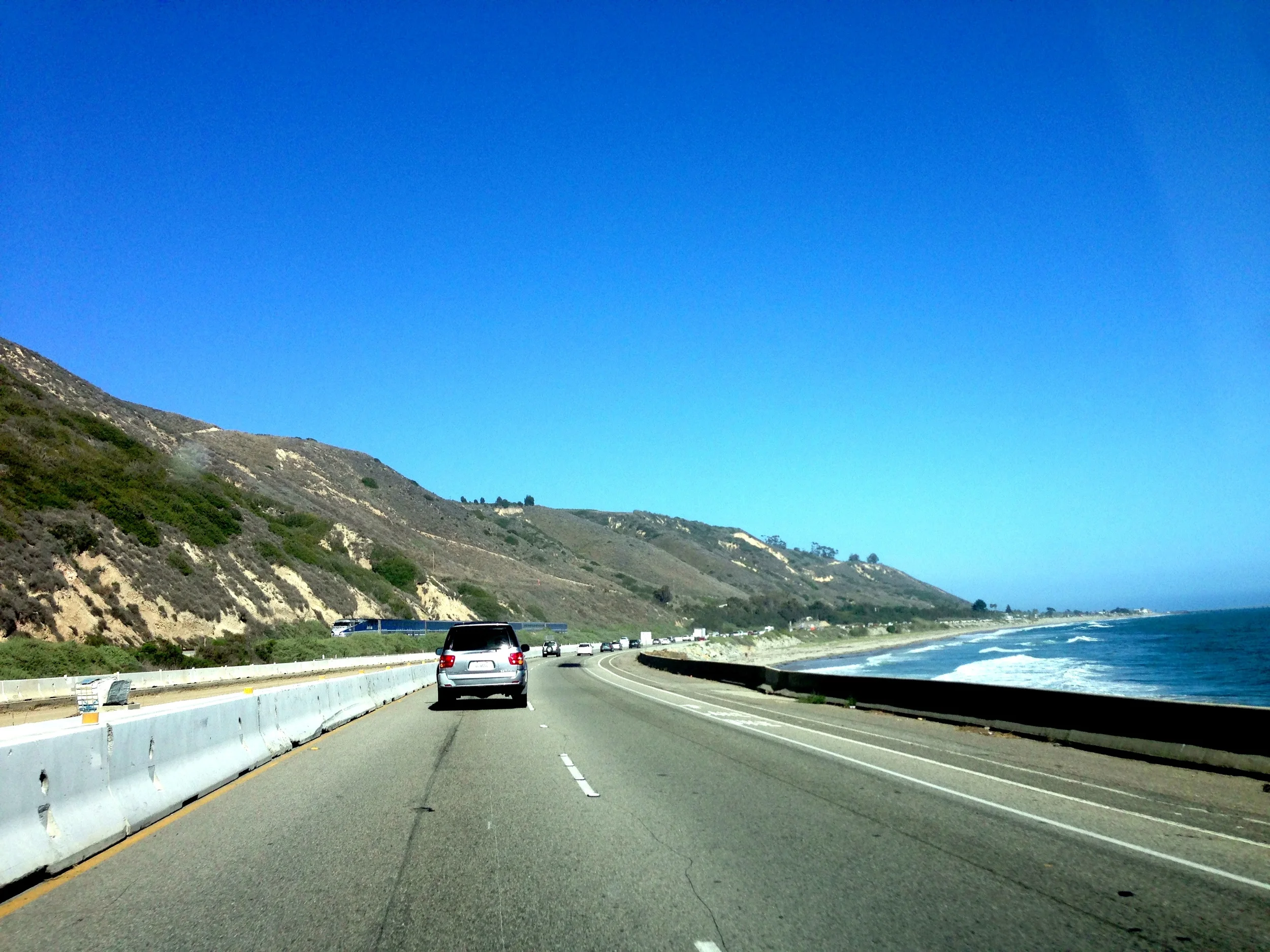 The So Cal coastline near LA