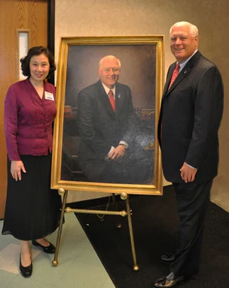 Gerald Lipkin's Portrait Unveiling