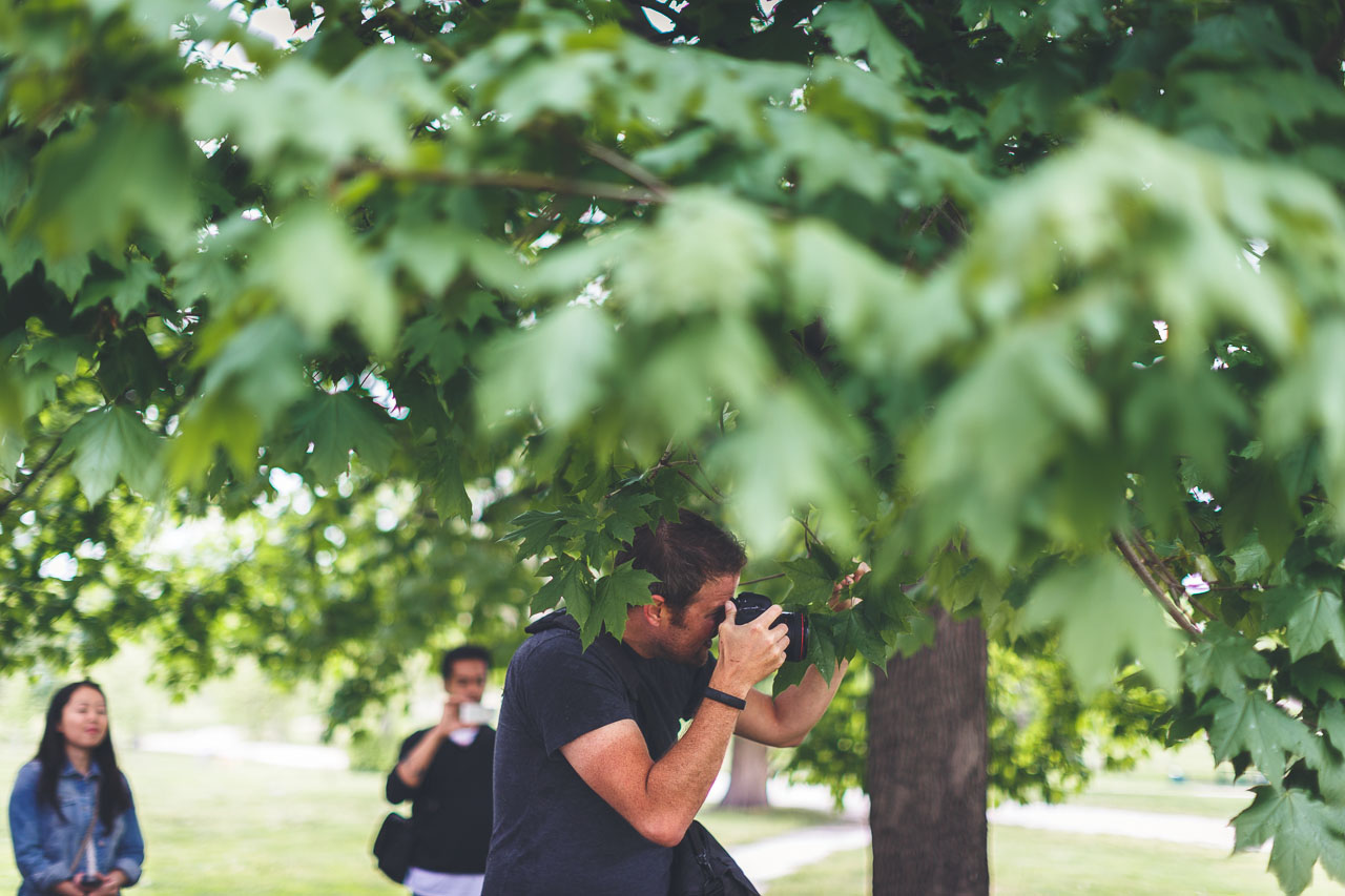 Jeff in the Bushes