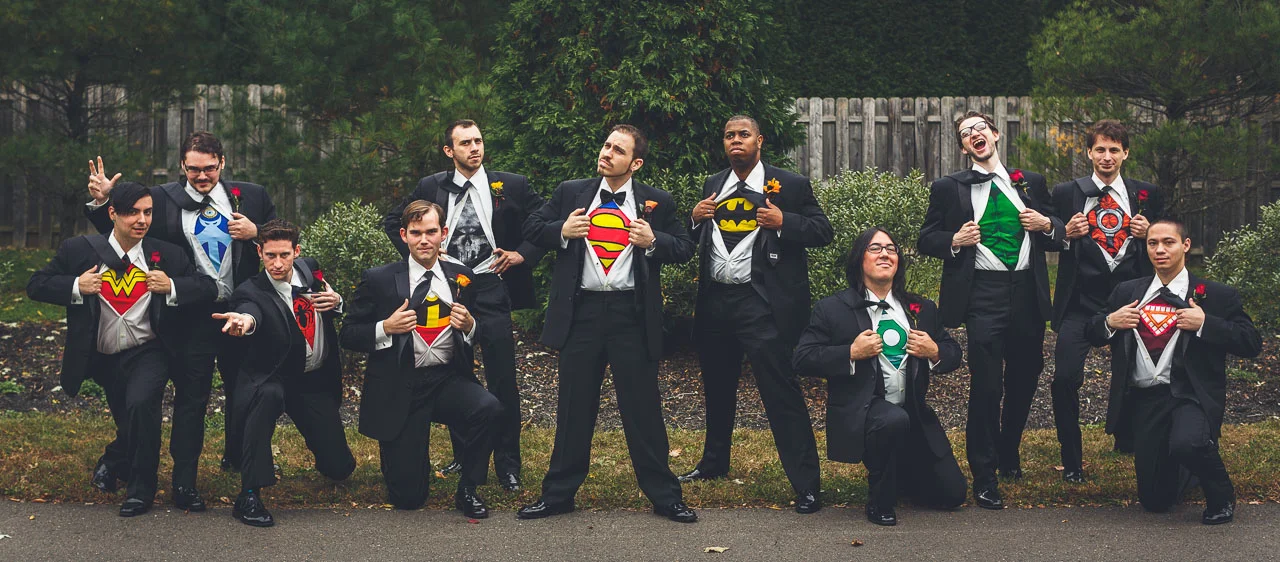 Groomsmen Super Wedding Party