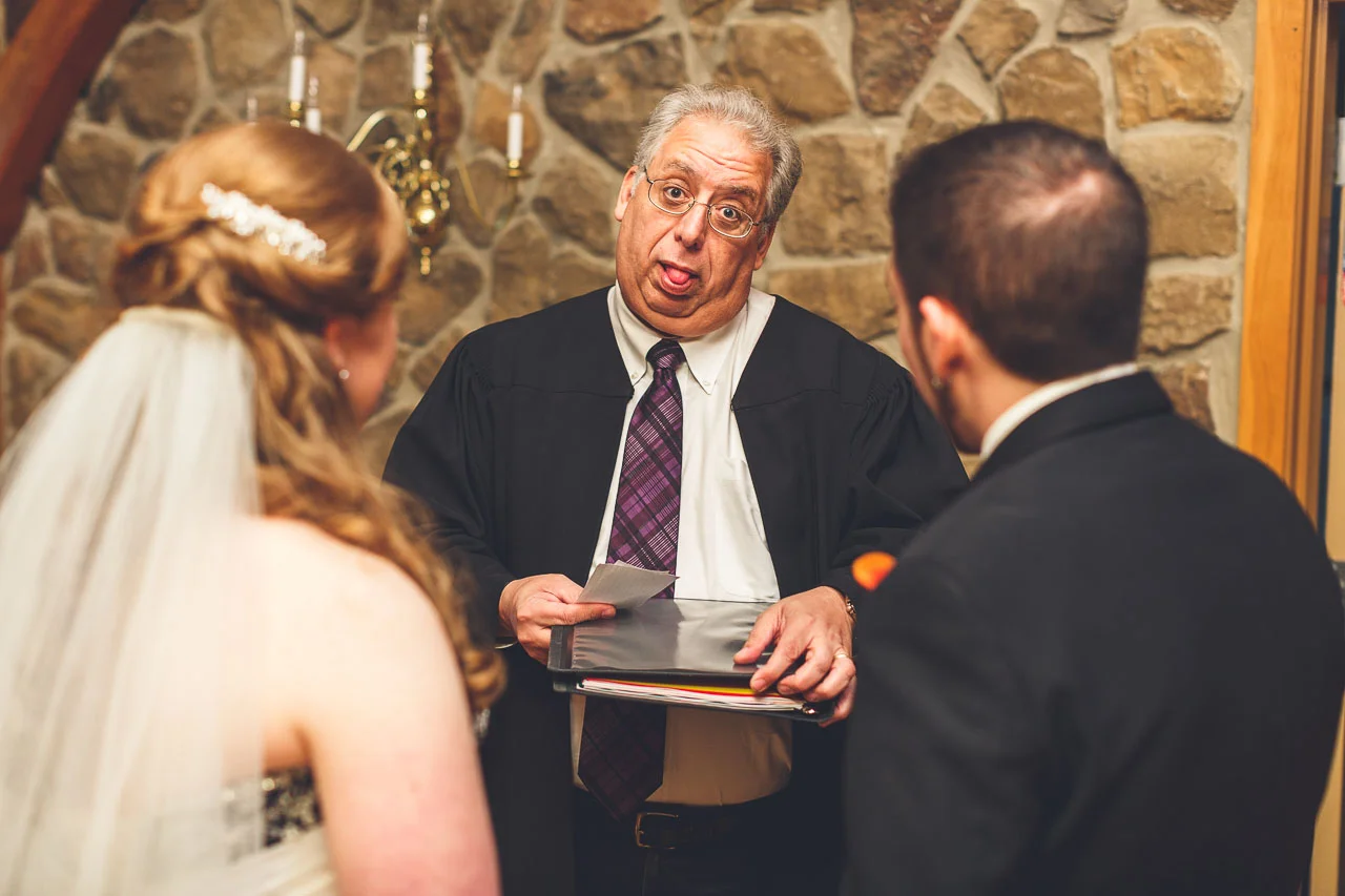 Bride, Groom, Officiant