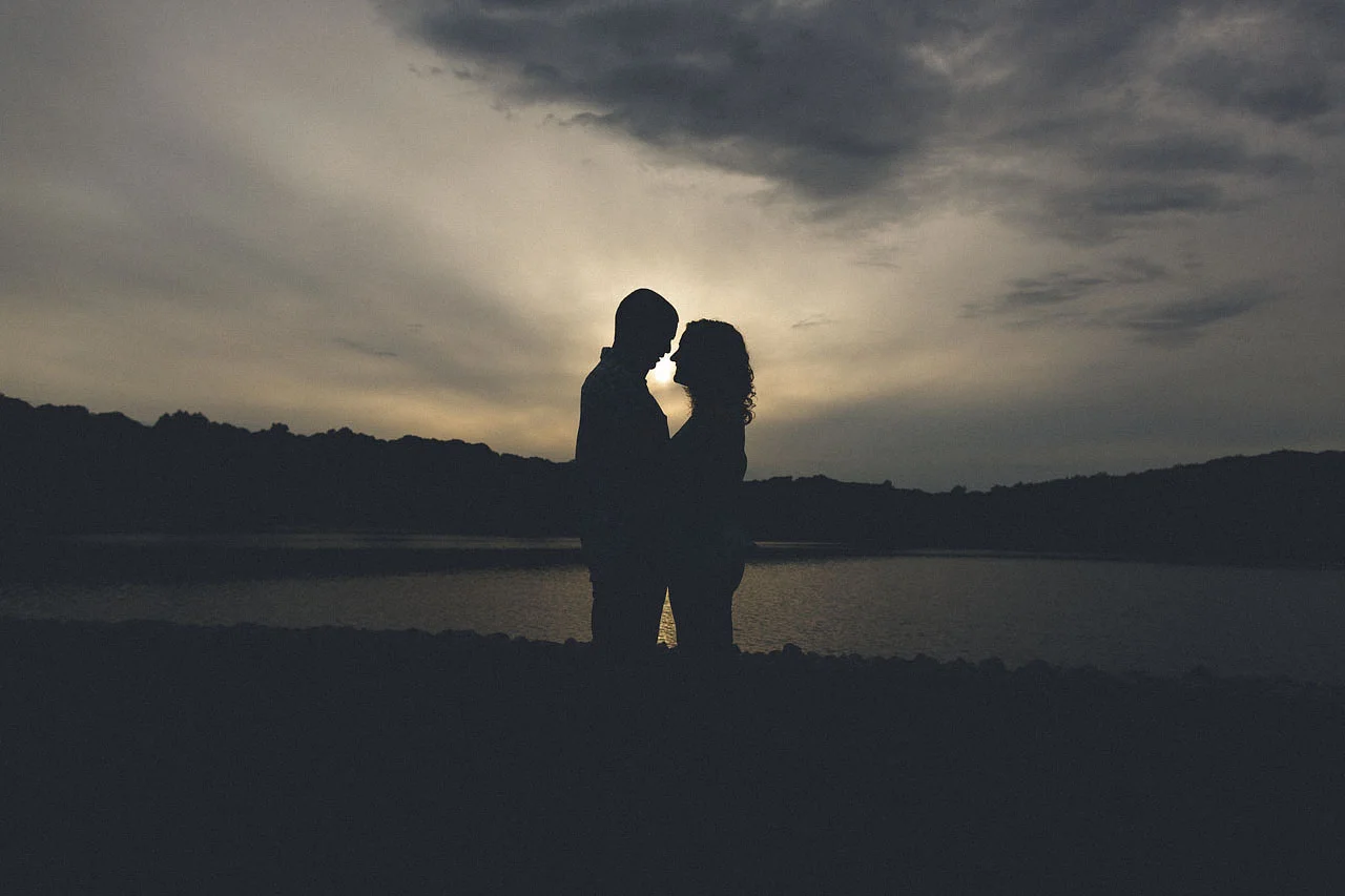 Sunset Engagement Couple