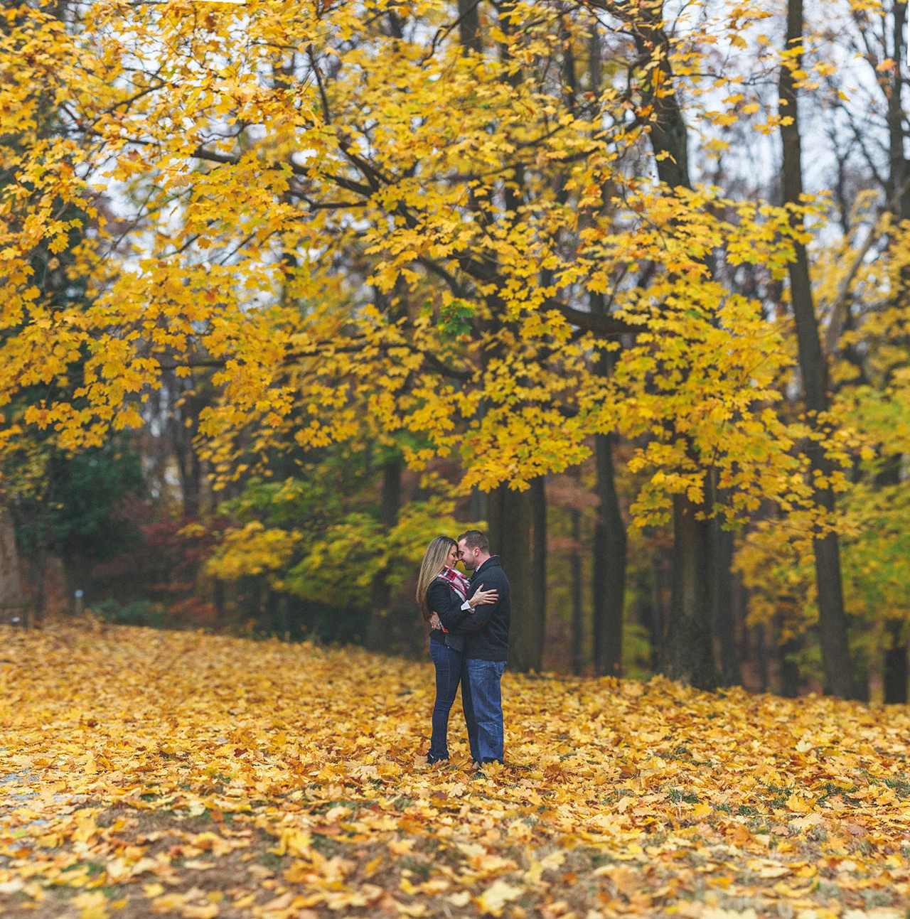 Autumn Morristown NJ Engagement