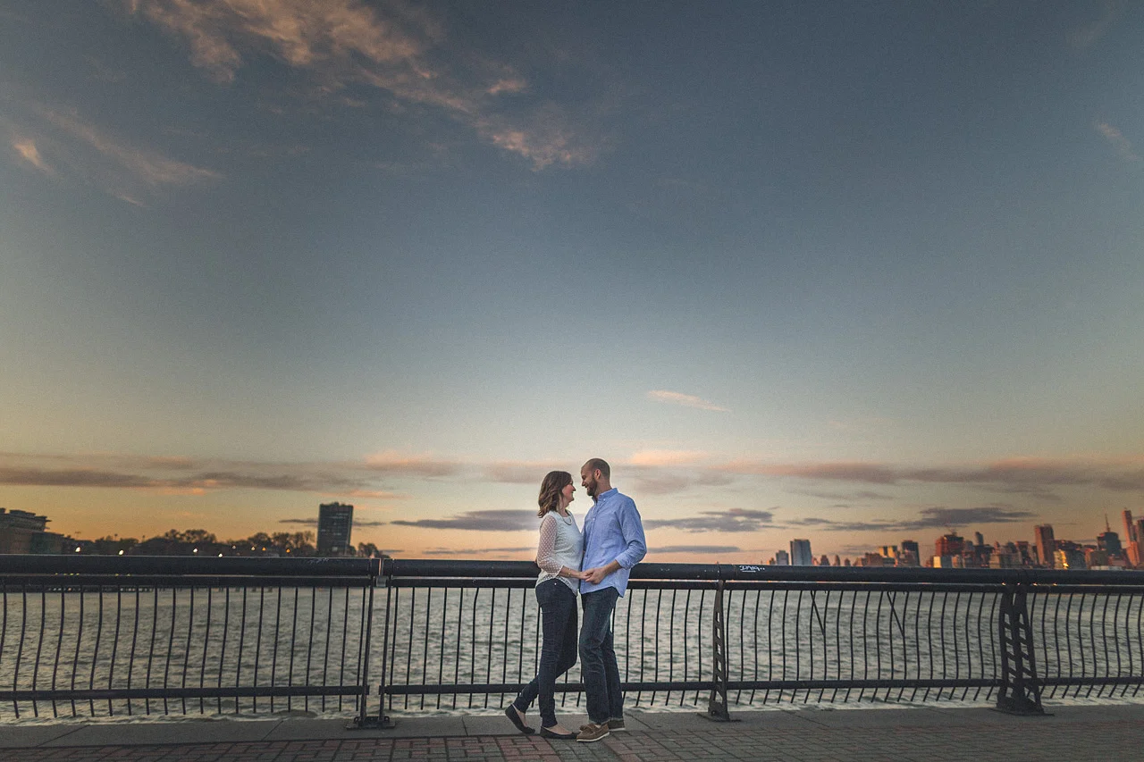 Sunset Engagement Photo