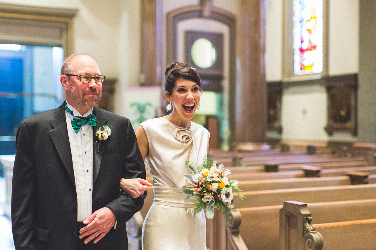 Bride sees Groom