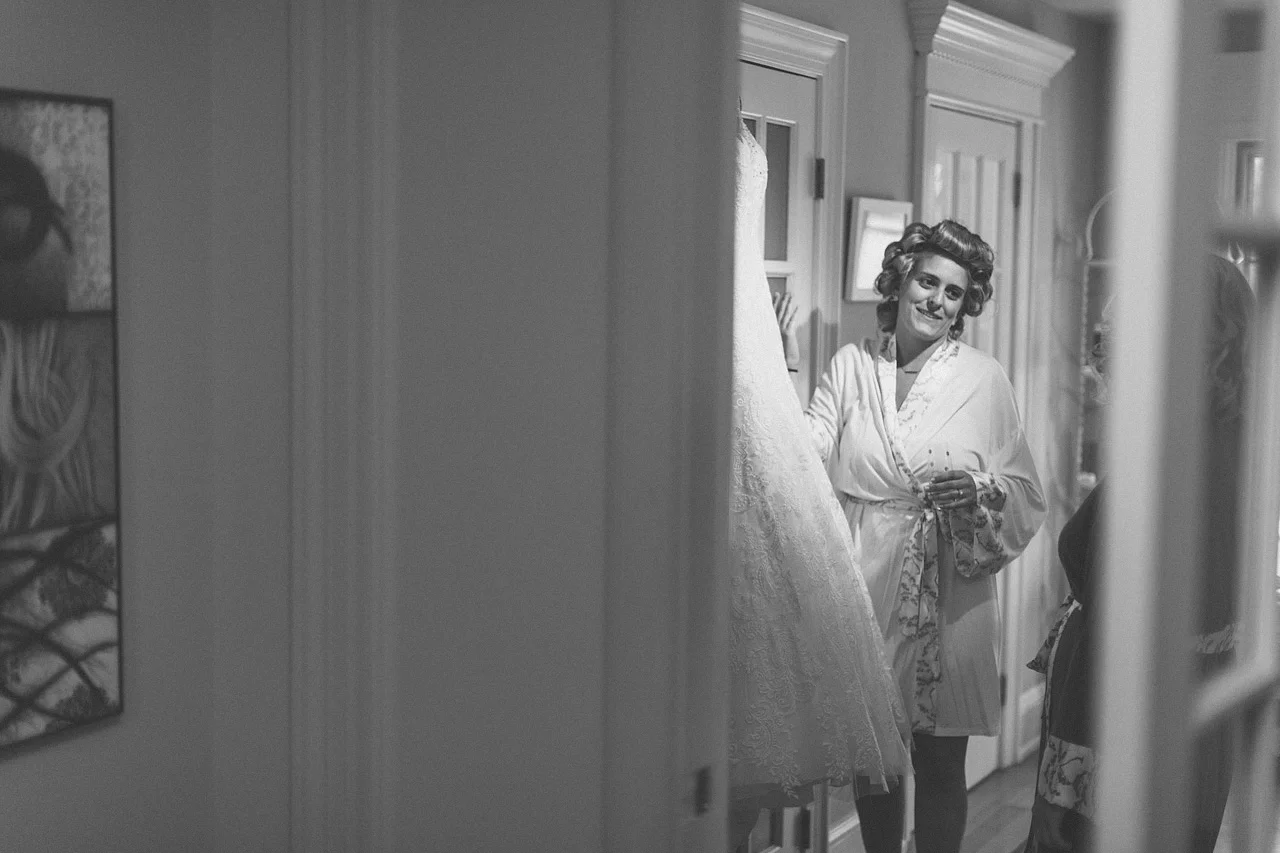 Bride with Dress