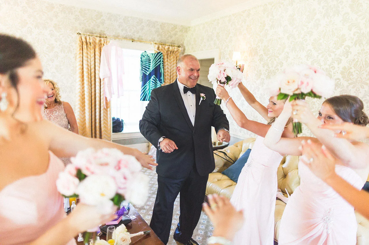 Dad Dances with Bridal Party