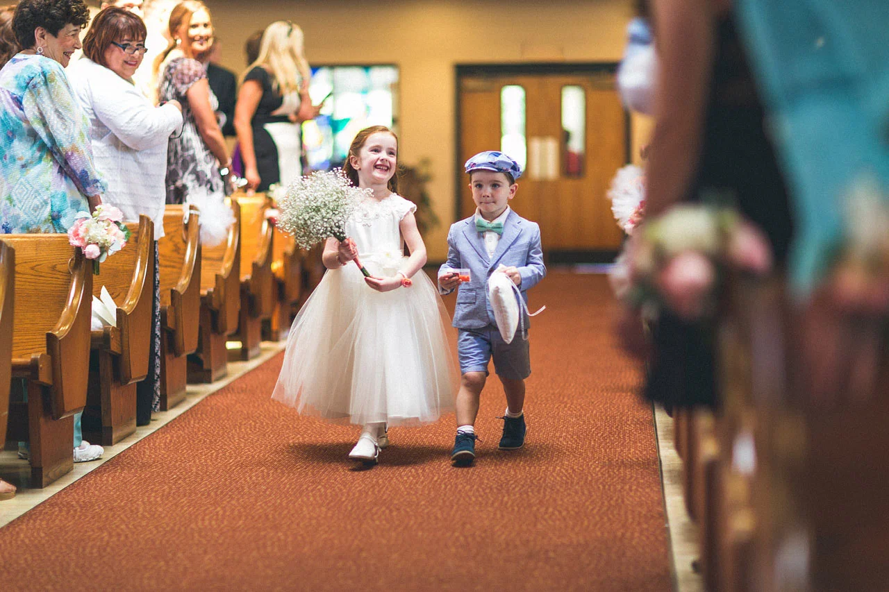 flower girl and ring bearer