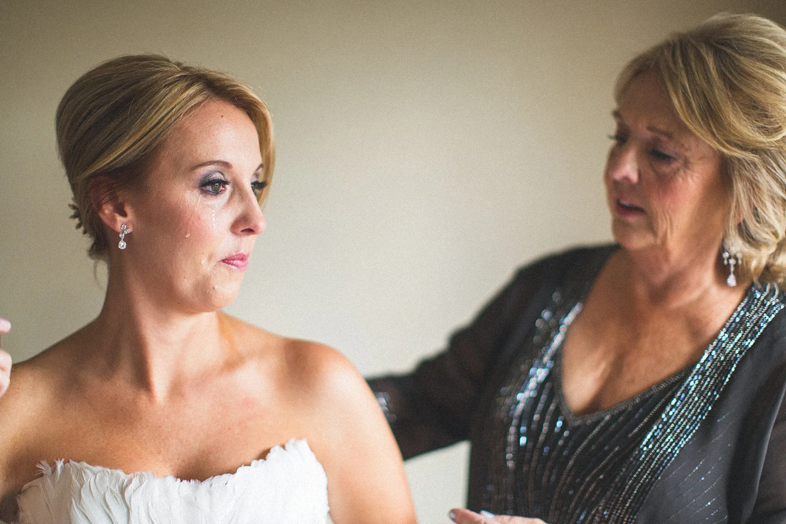Bride tears of joy