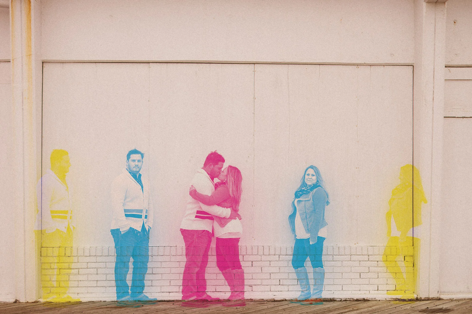 Asbury Park Boardwalk Engagement Photos