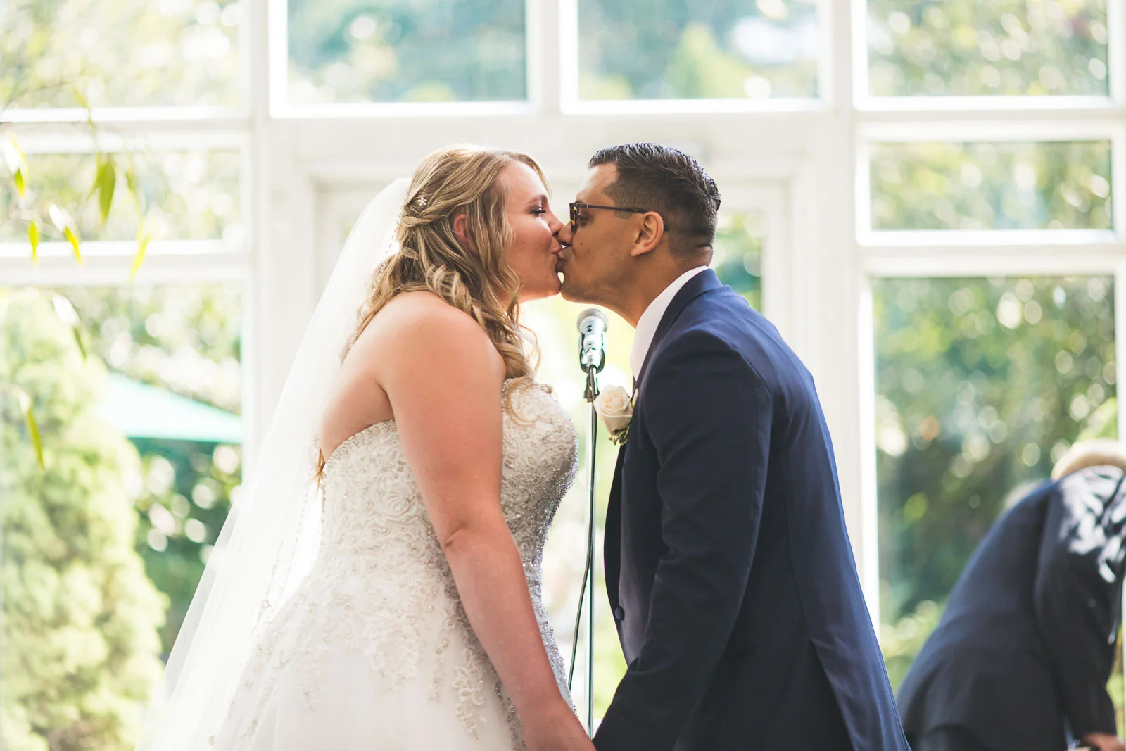 First Kiss Madison Hotel Wedding
