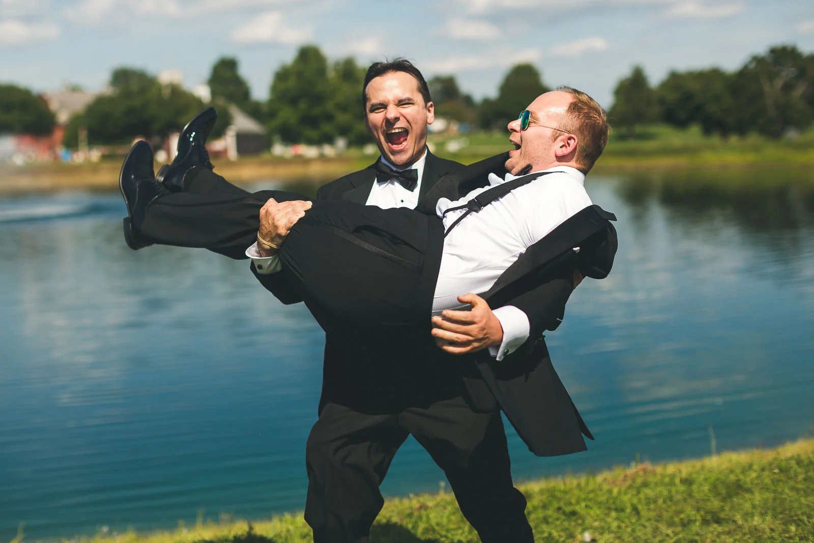 Cross fit wedding party