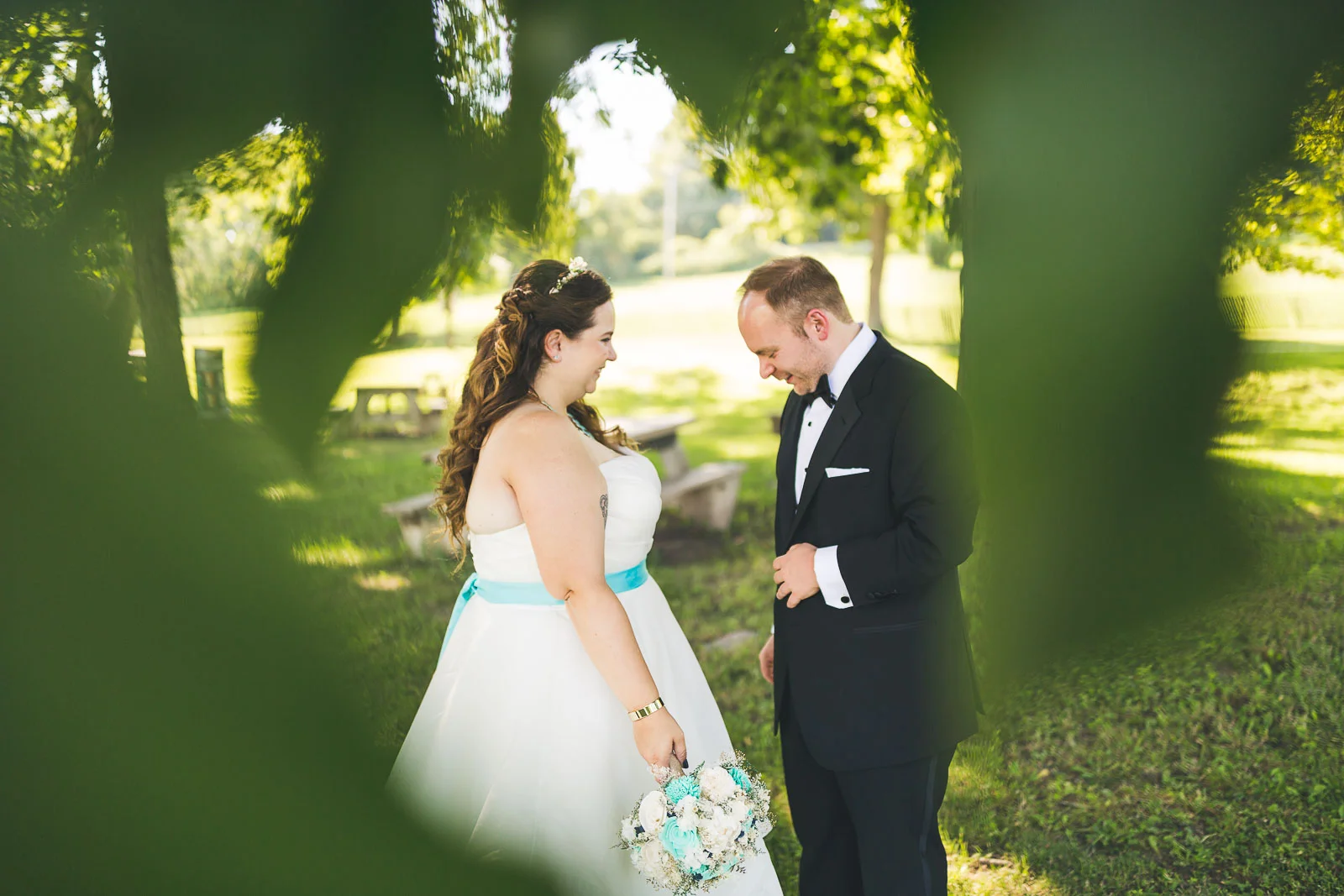 Groom and bride
