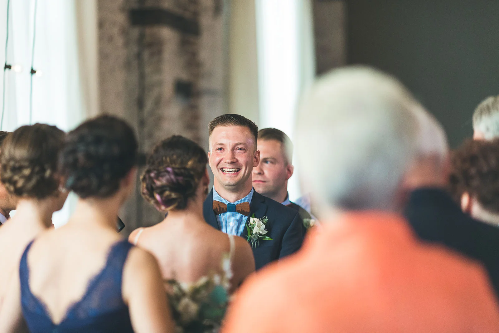 Wedding Ceremony Green Building Brooklyn