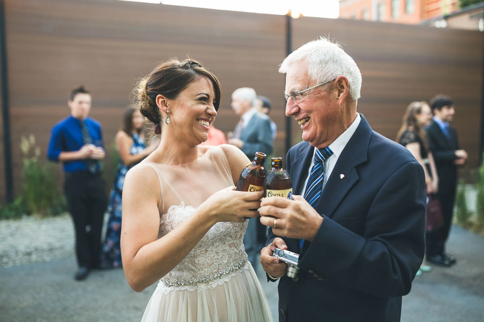 Cheers with Grandpa