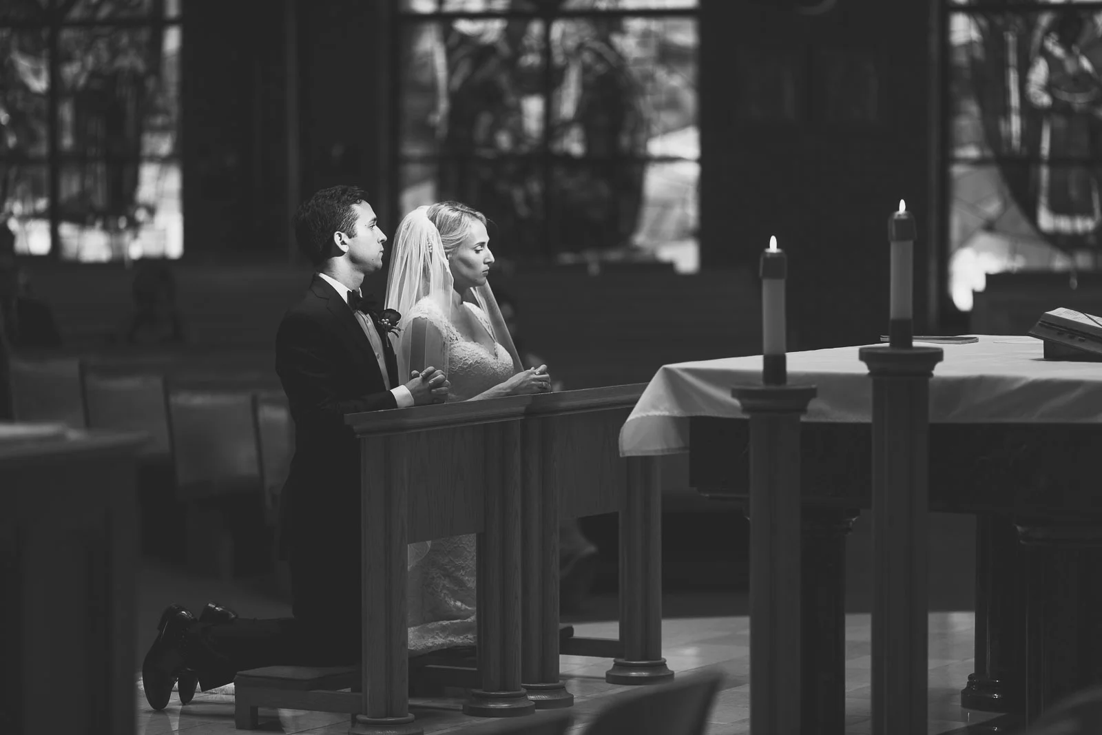 Stained Glass Window Light Couple