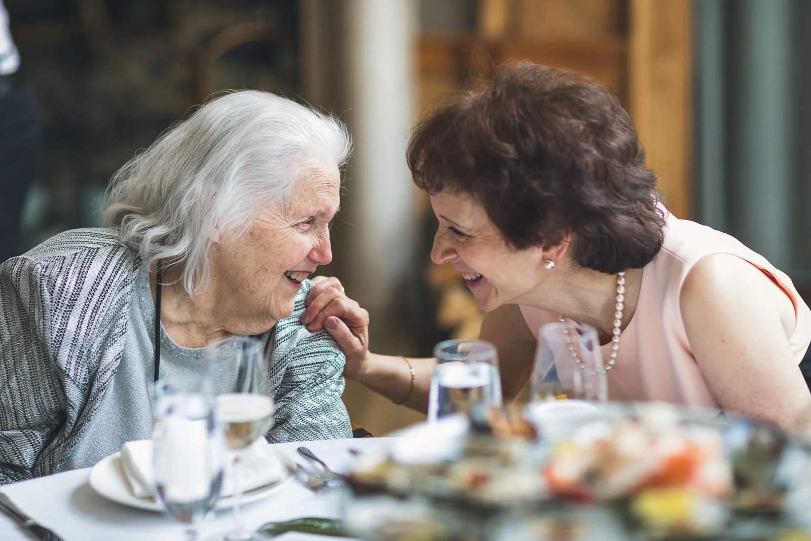Wedding Moment between Generations