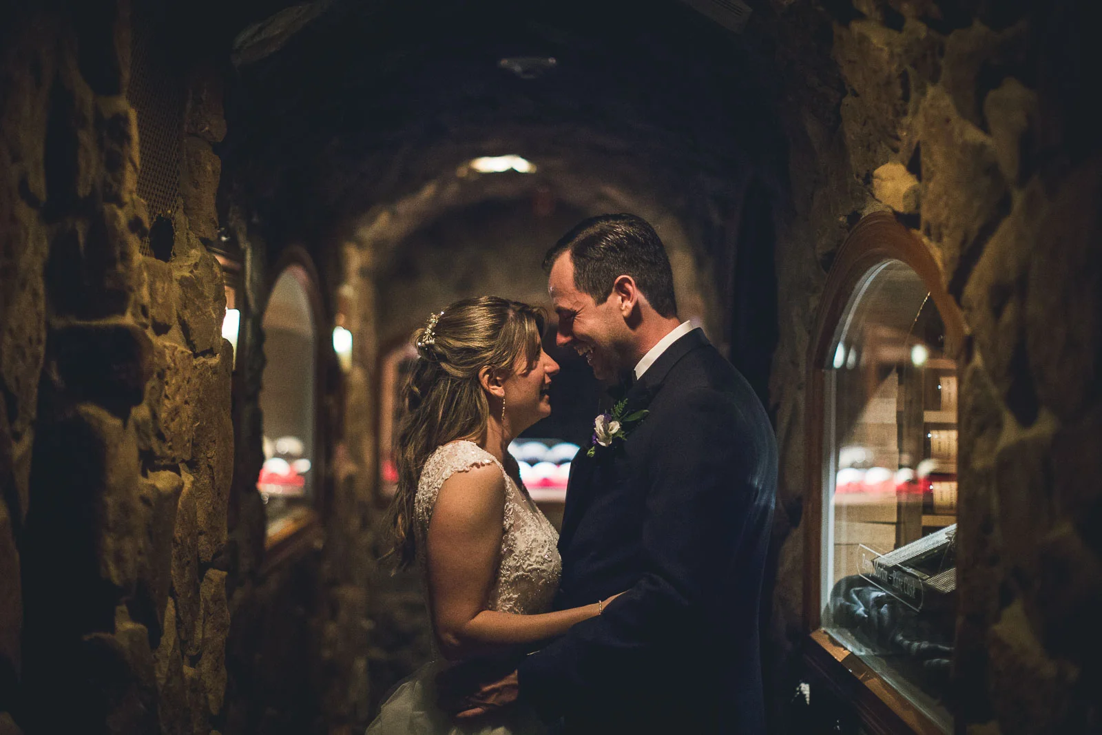 Wine Cellar Wedding Photography