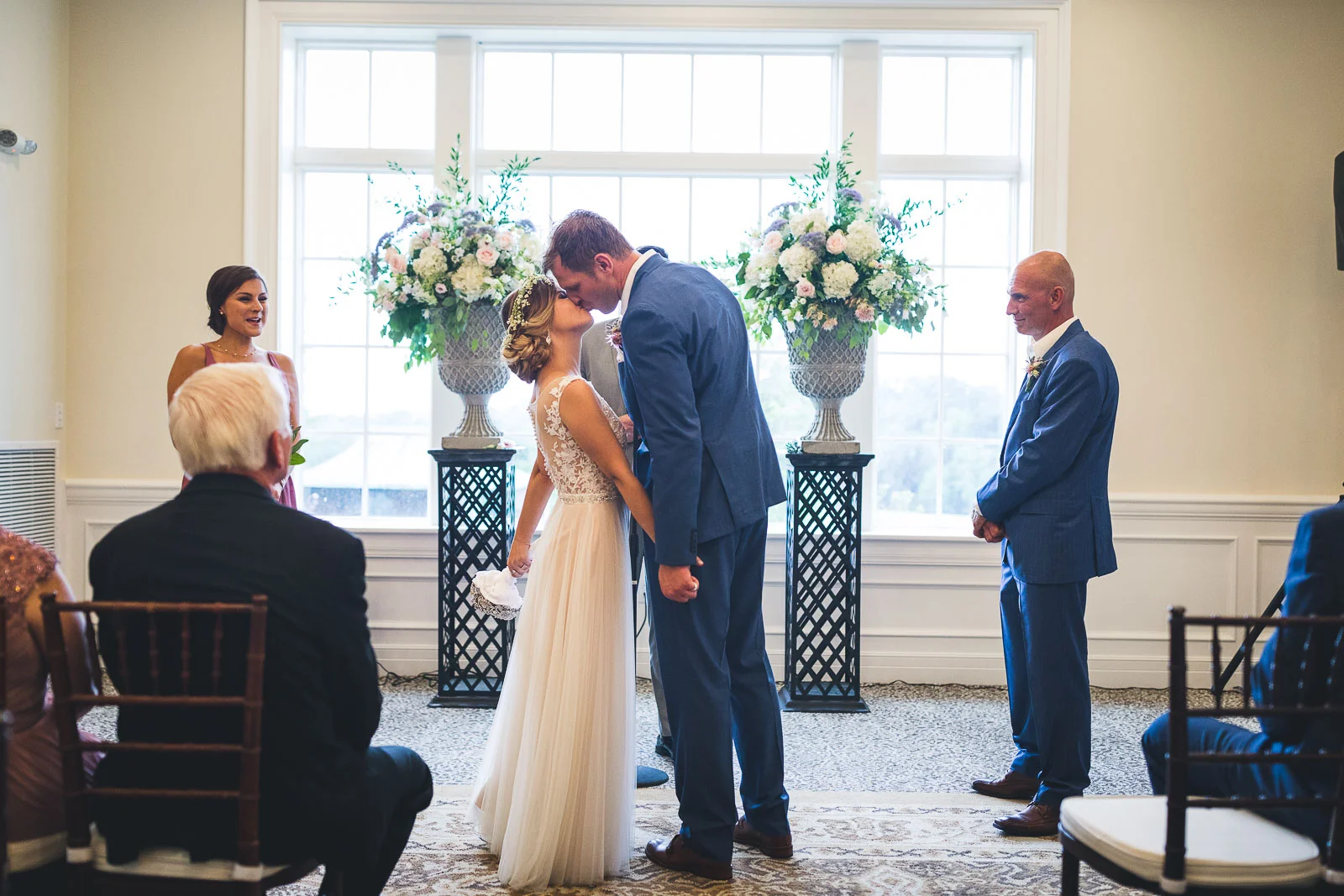 Wedding First Kiss
