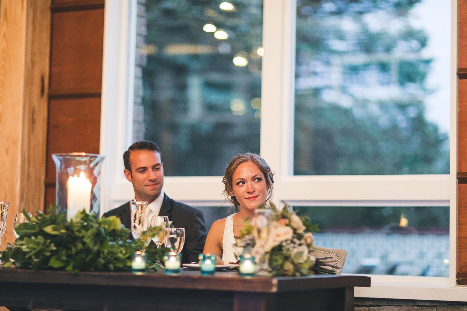 Bride gets emotional