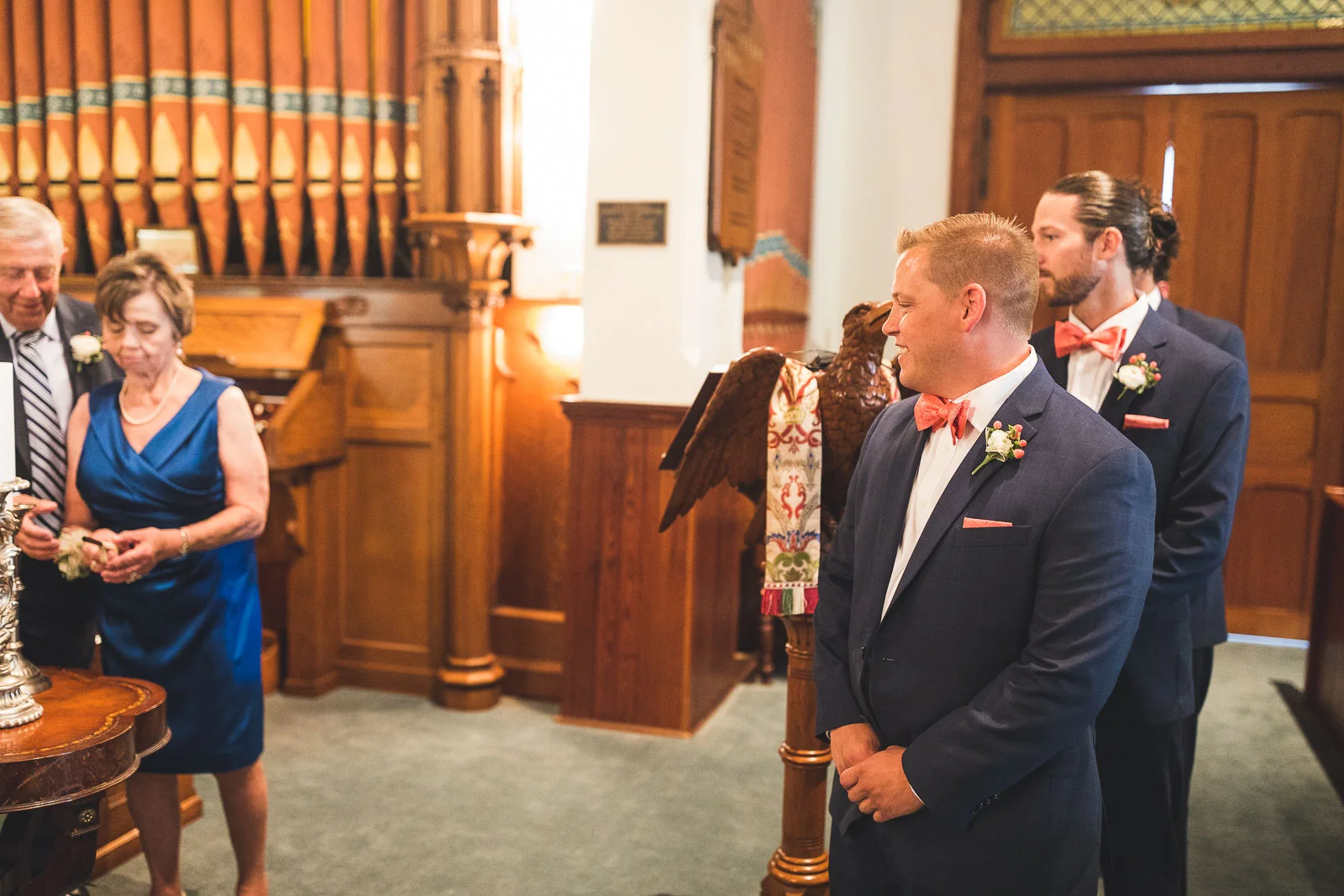 Groom in Church