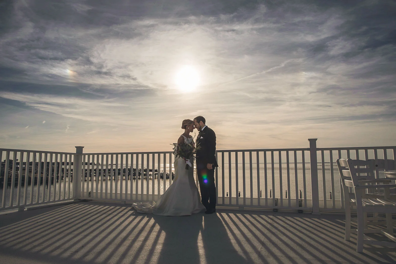Sunset Wedding Portrait