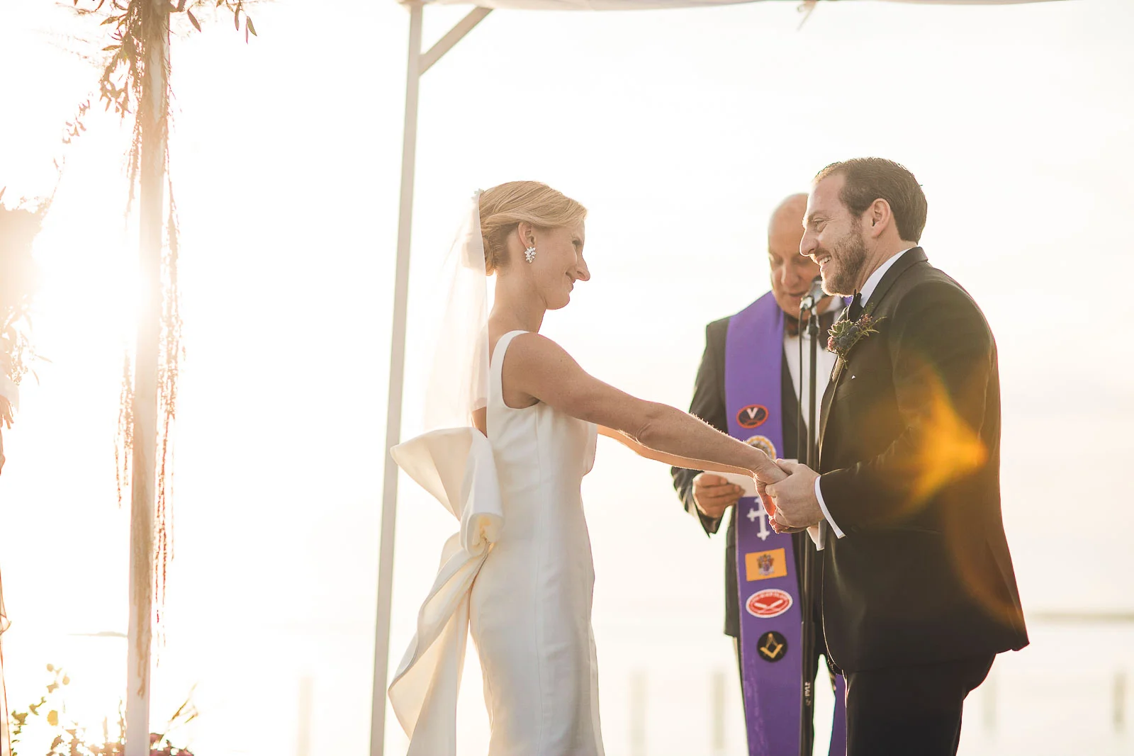 Long Beach Island Sunset Wedding Ceremony