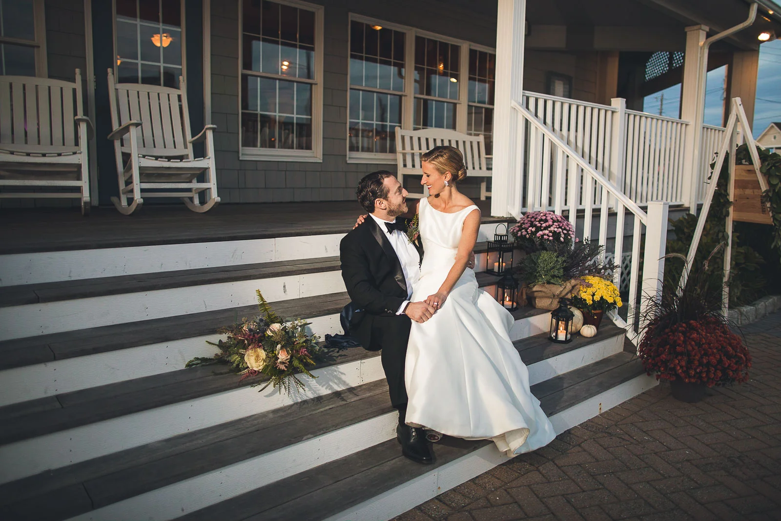 Brant Beach Yacht Club Wedding Portraits