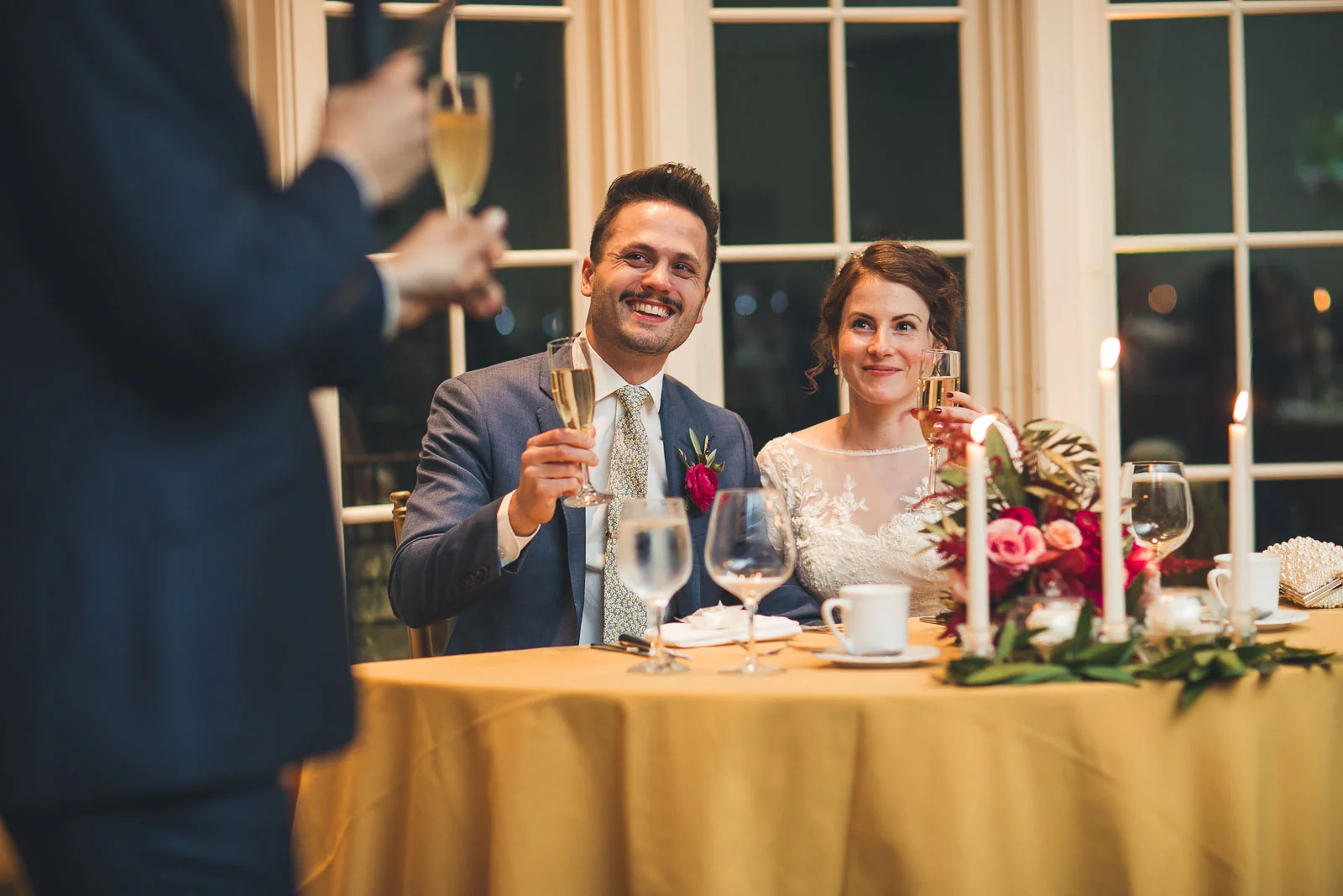 Wedding Toast Orange Lawn Tennis Club