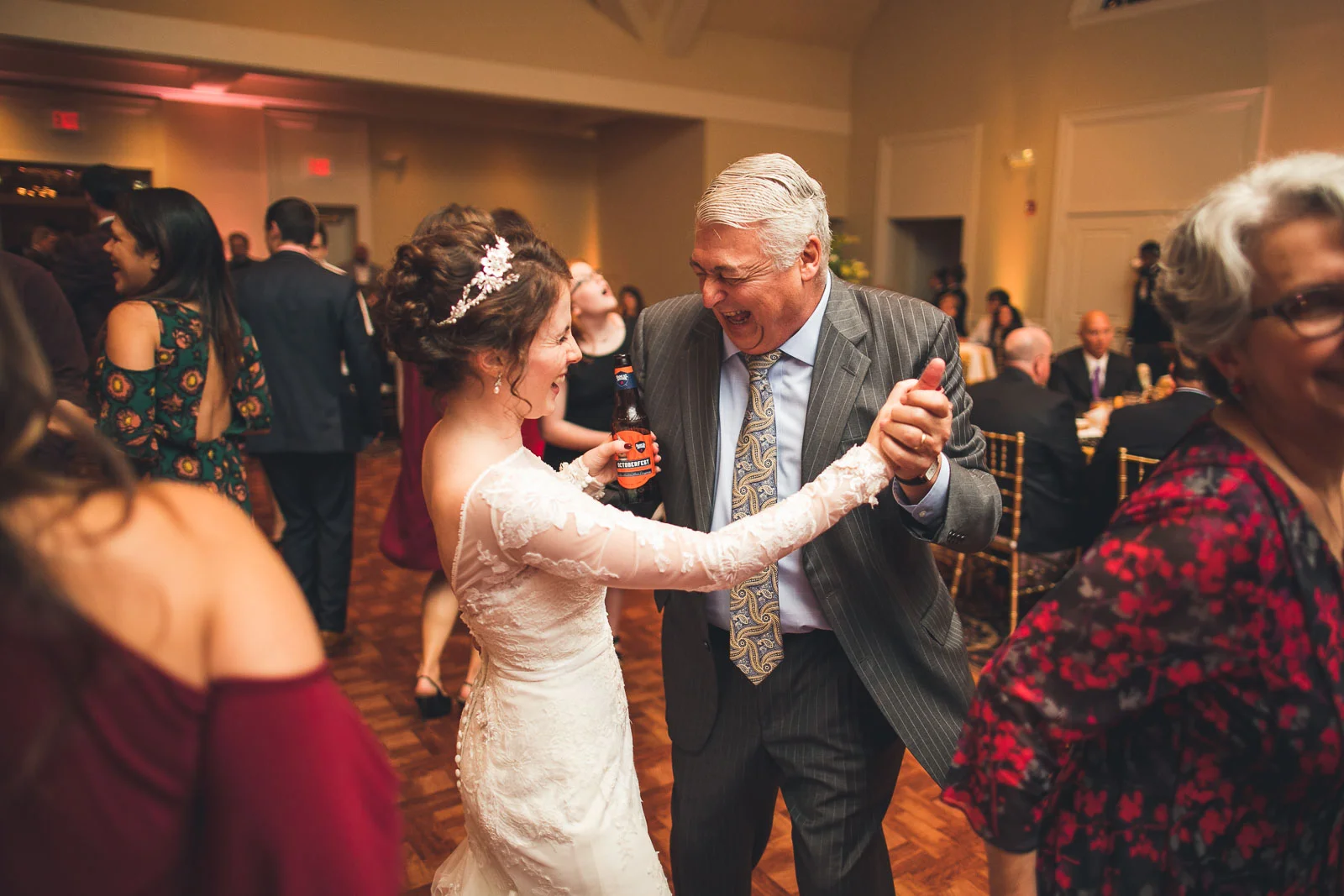 Orange Lawn Tennis Club Wedding Dancing