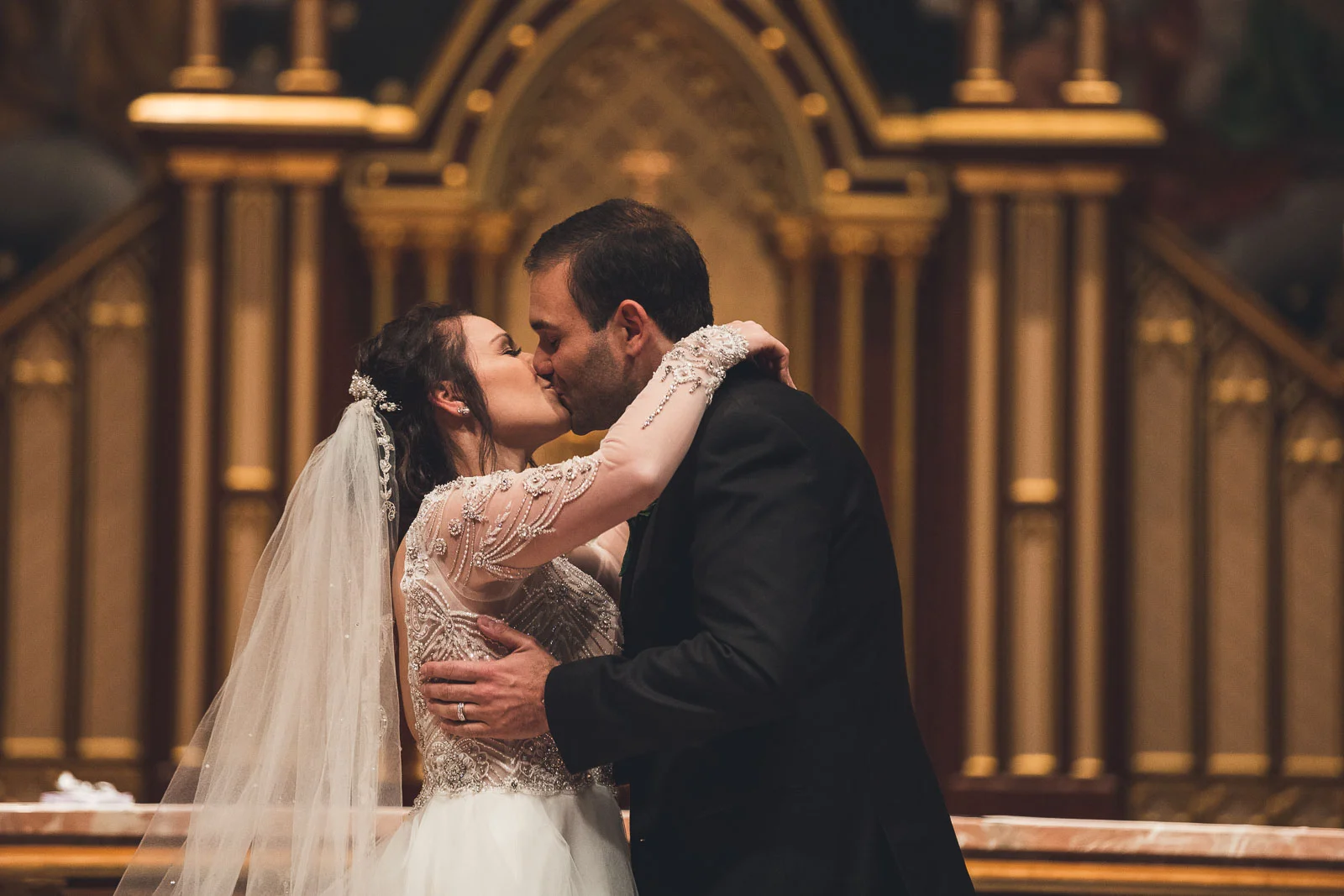 Seton Hall Chapel First Kiss