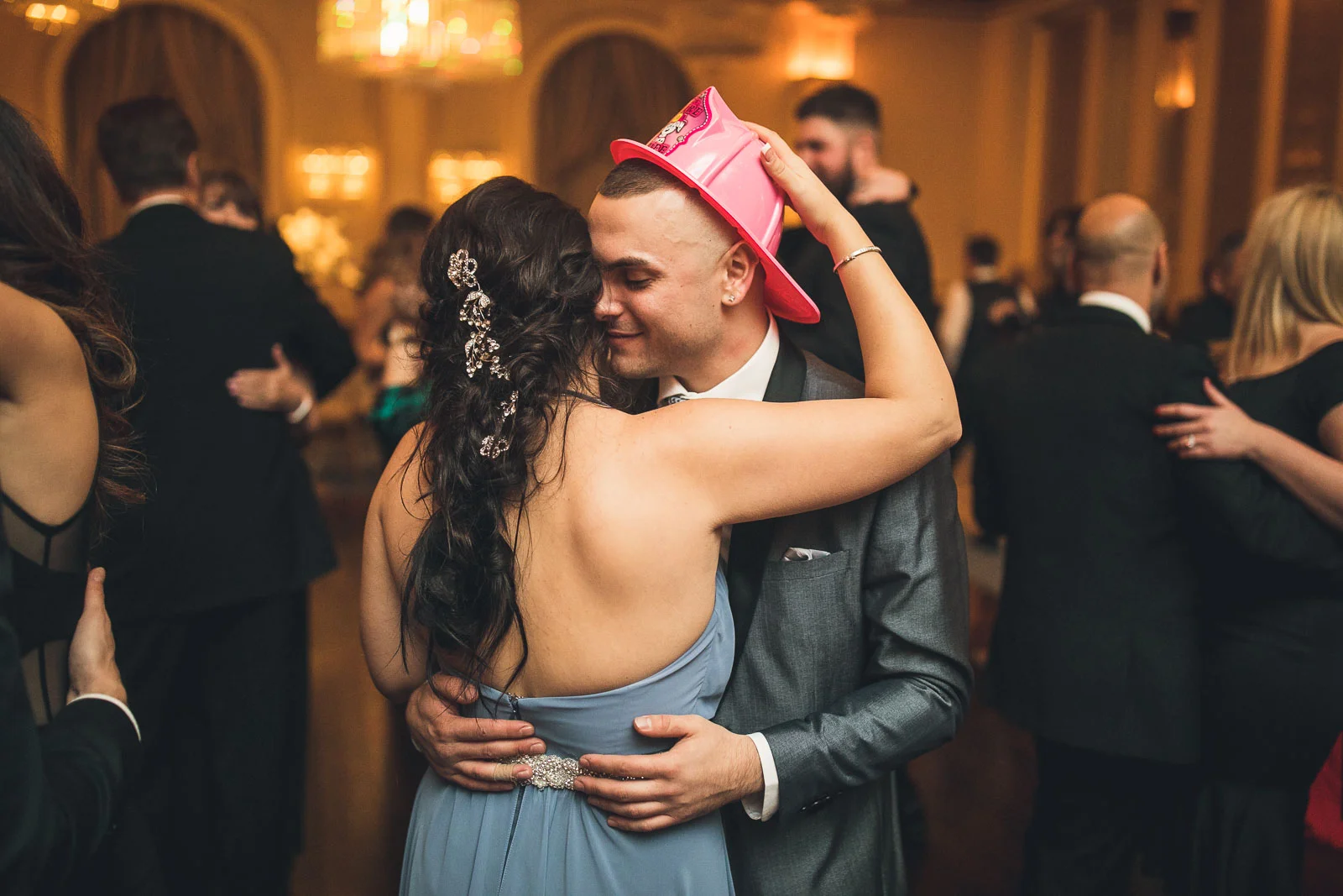 The Grove Fireman Wedding