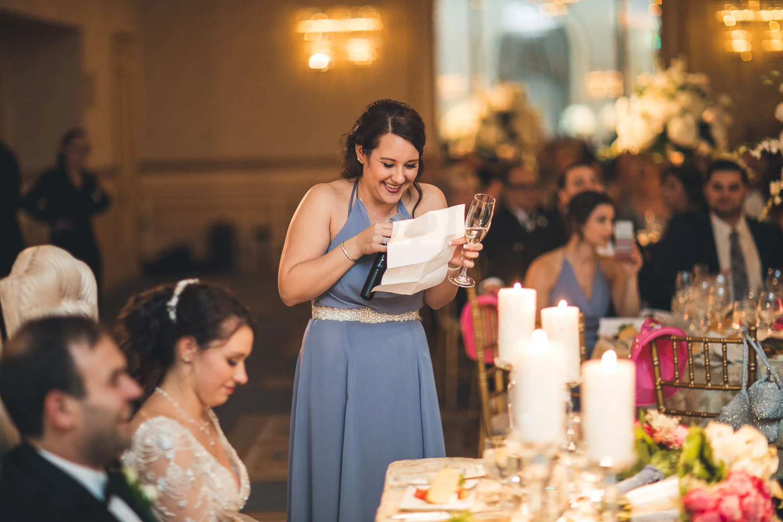 The Grove sister gives speech