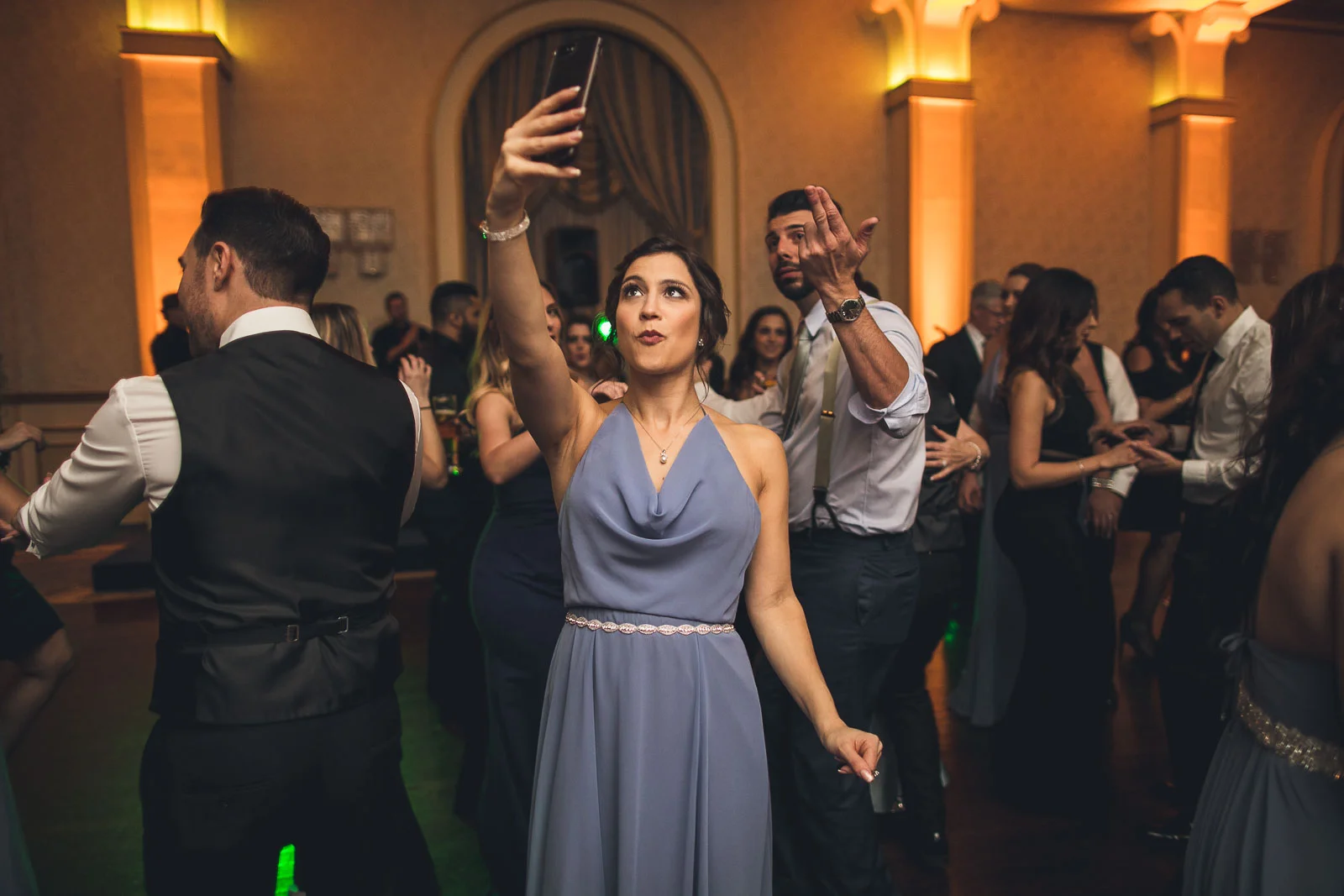 The Grove Wedding Taking a Selfie
