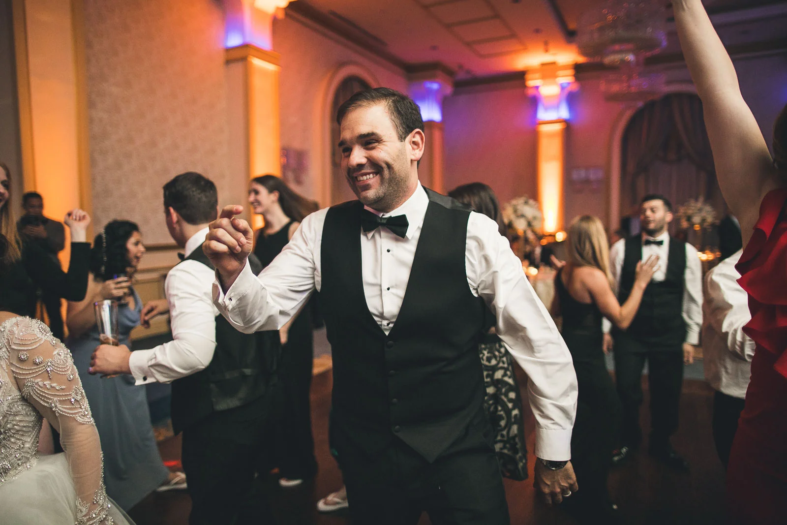 Groom Dances Wedding The Grove