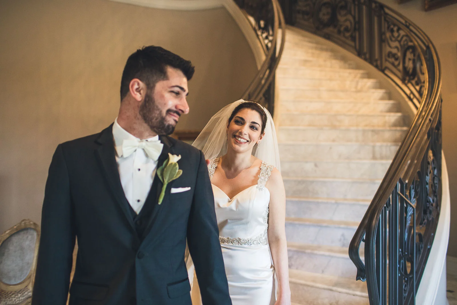 First Look Park Chateau Bride