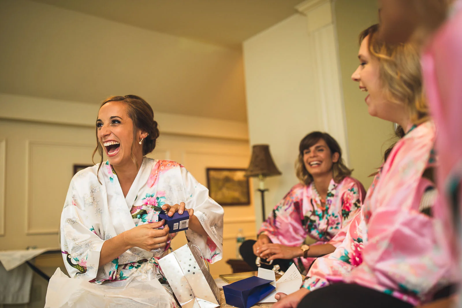 Bride gets Gift from Groom