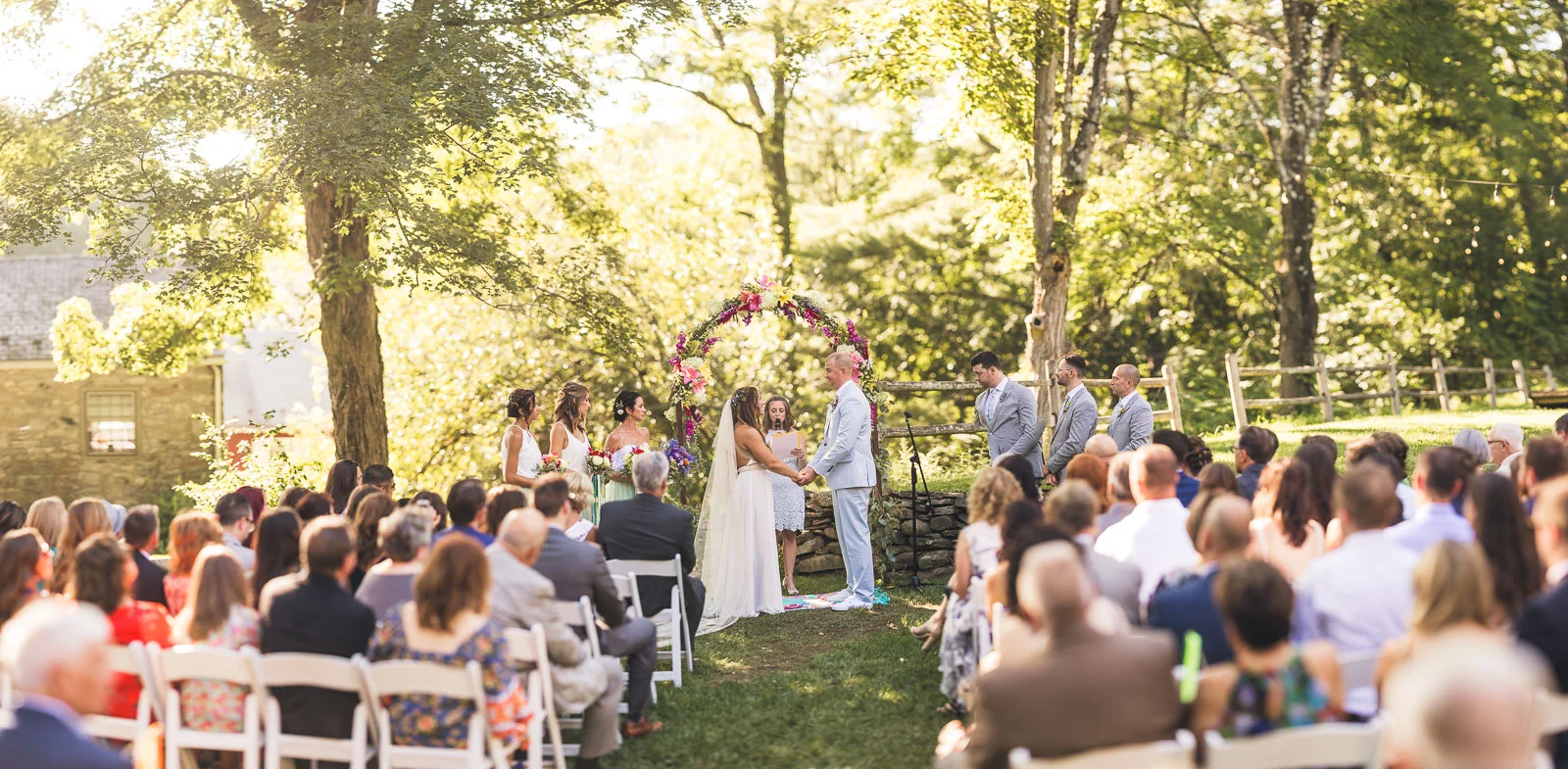 Creative Wedding Ceremony Portrait