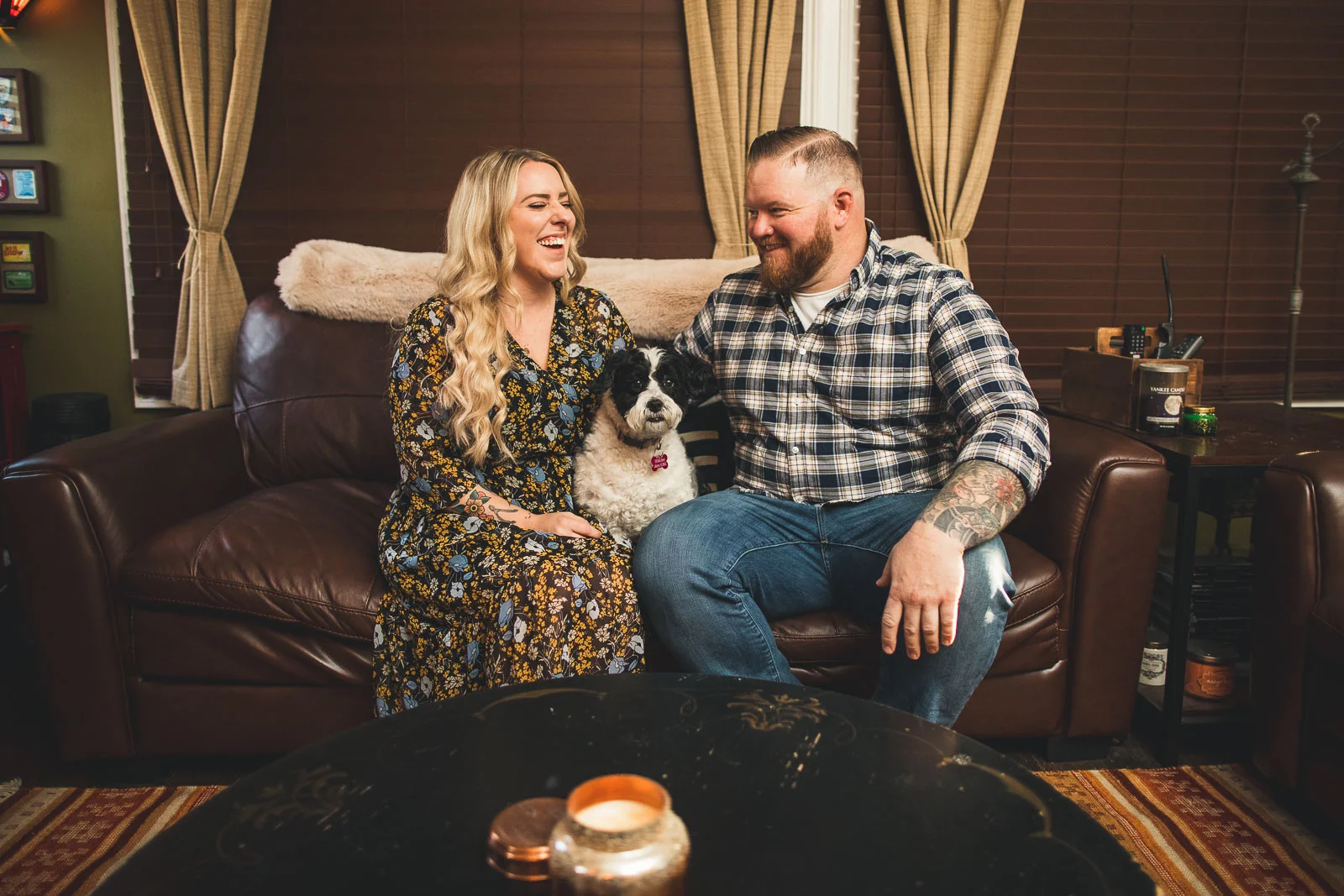 Family Portrait with Fur Baby