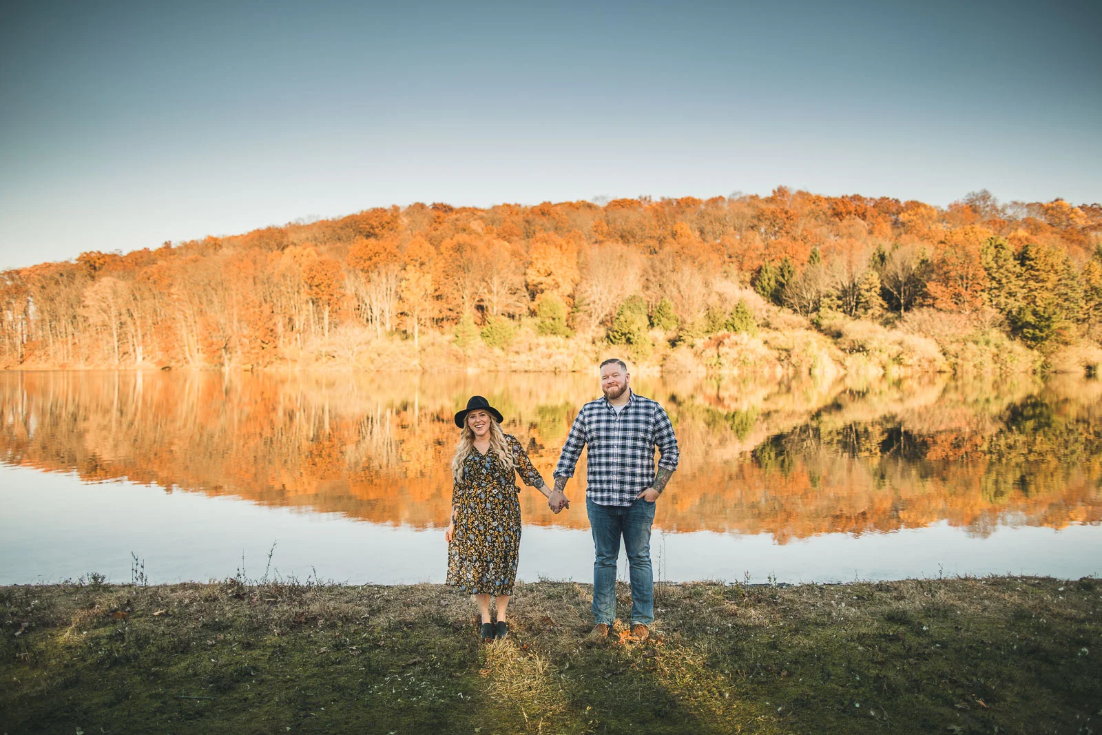 Round Valley Reservoir Engagement Photography