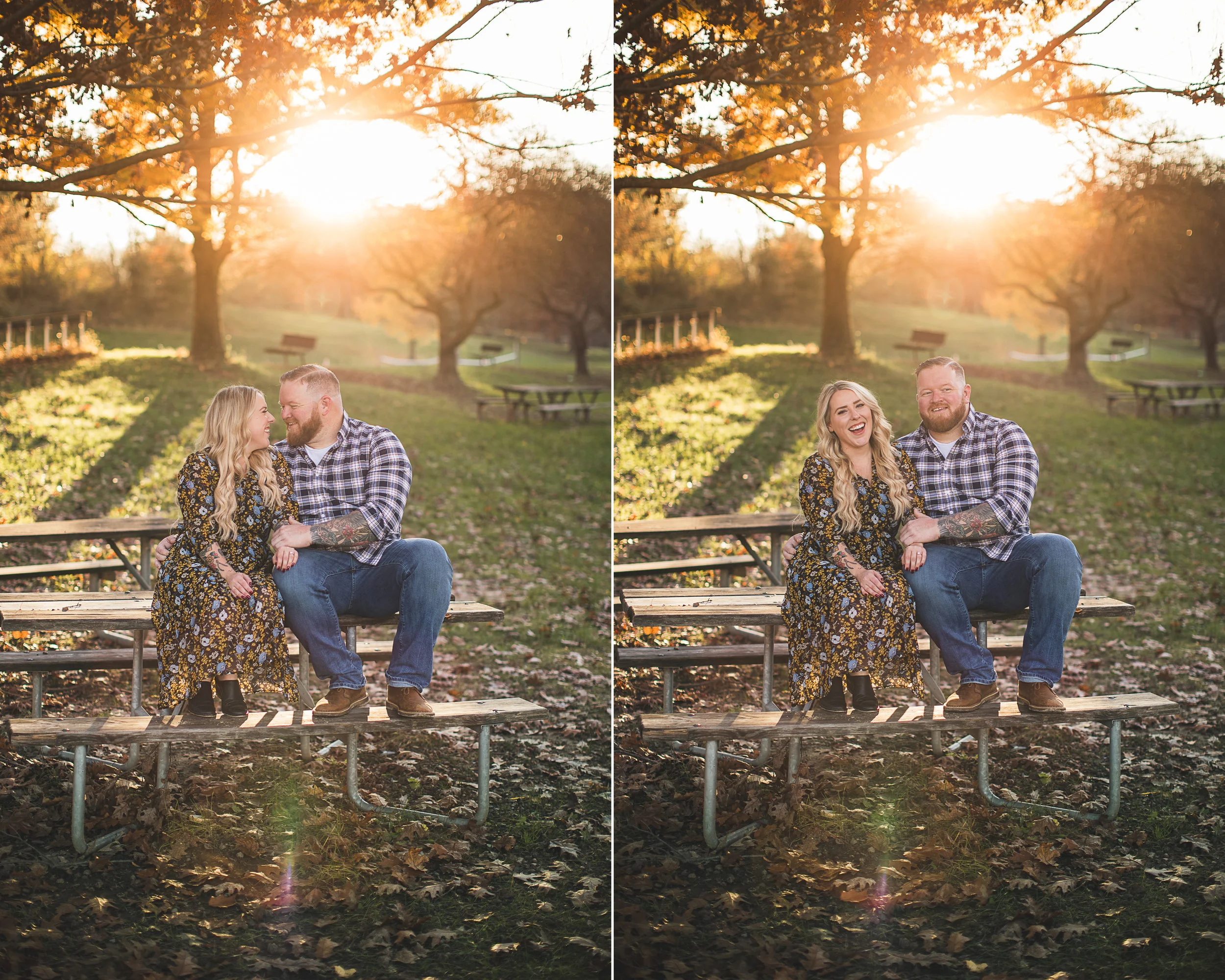 Sunset Engagement Photography Clinton New Jersey