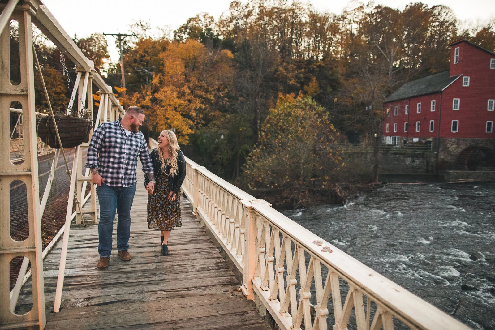 Red Mill Clinton New Jersey Engagement Photography