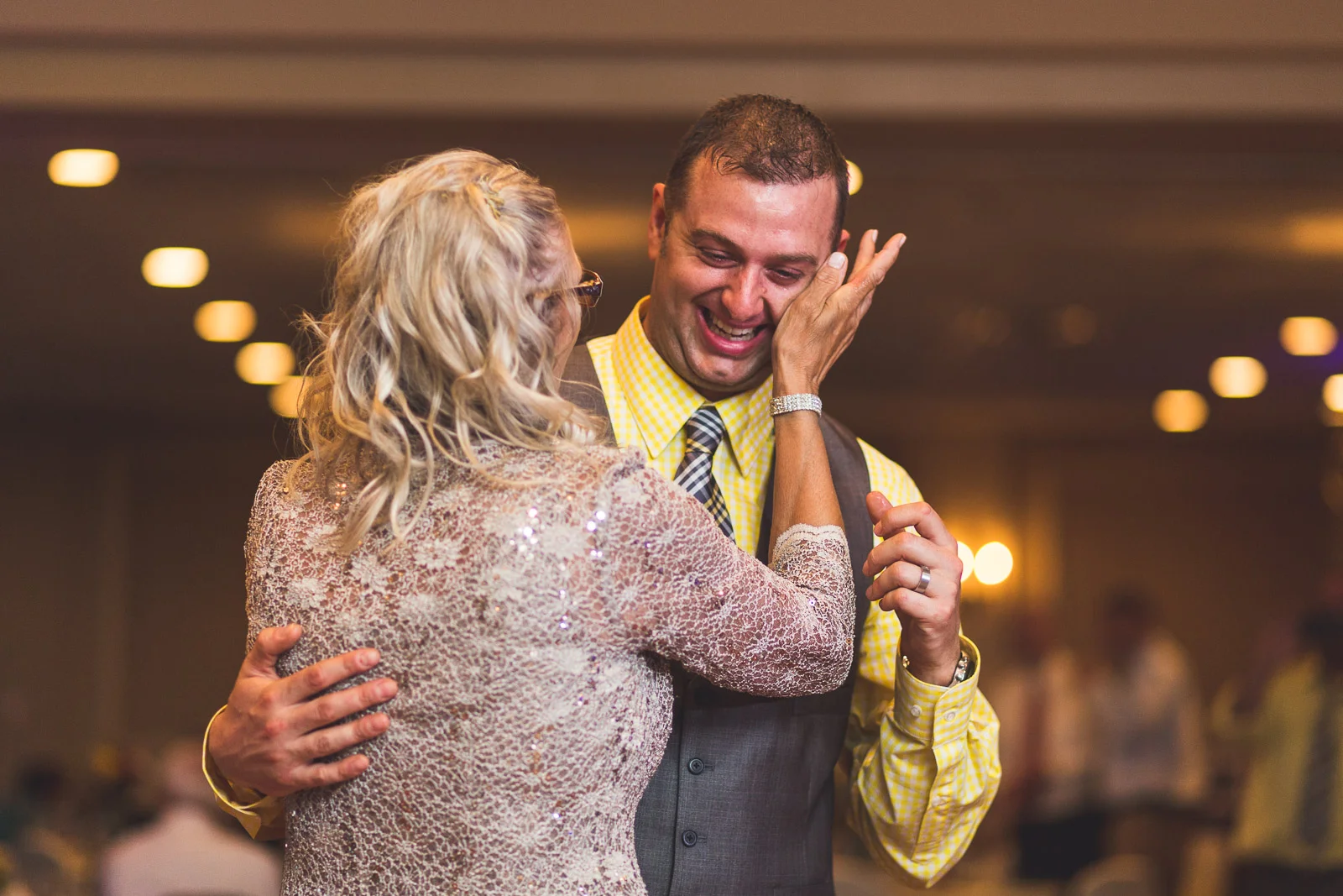 Groom and Mother Wedding Moment