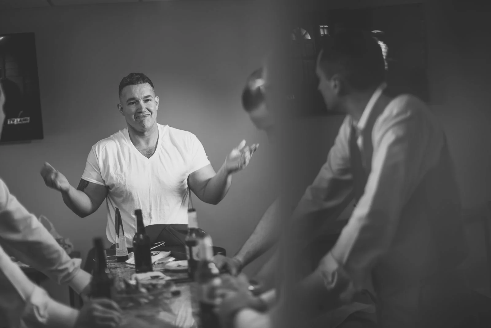 Groom Before Ceremony