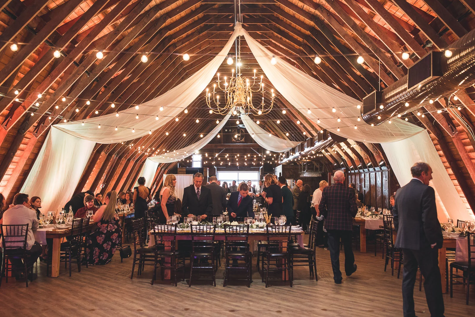 Barn Wedding Reception
