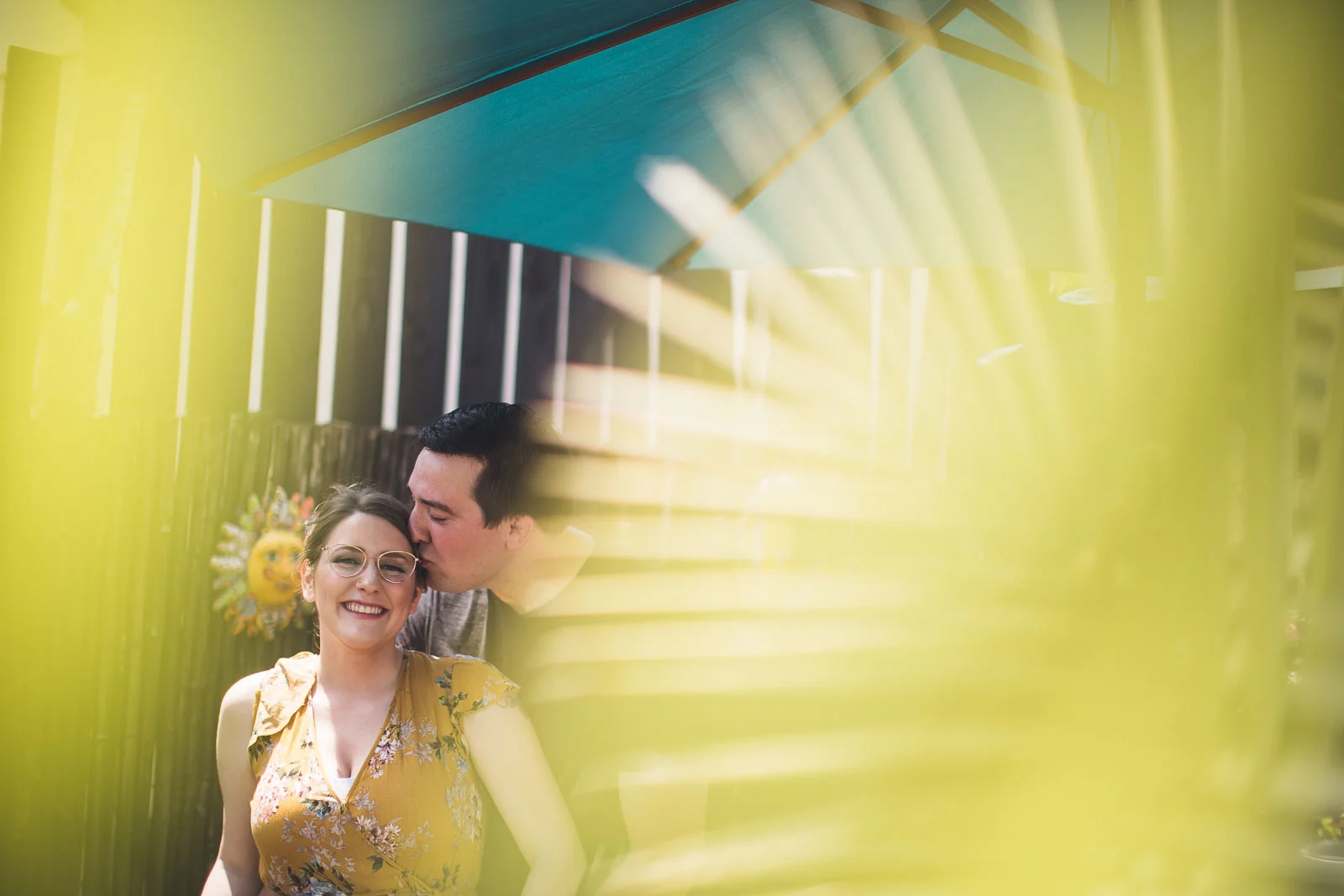 Spring Time Engagement Photo