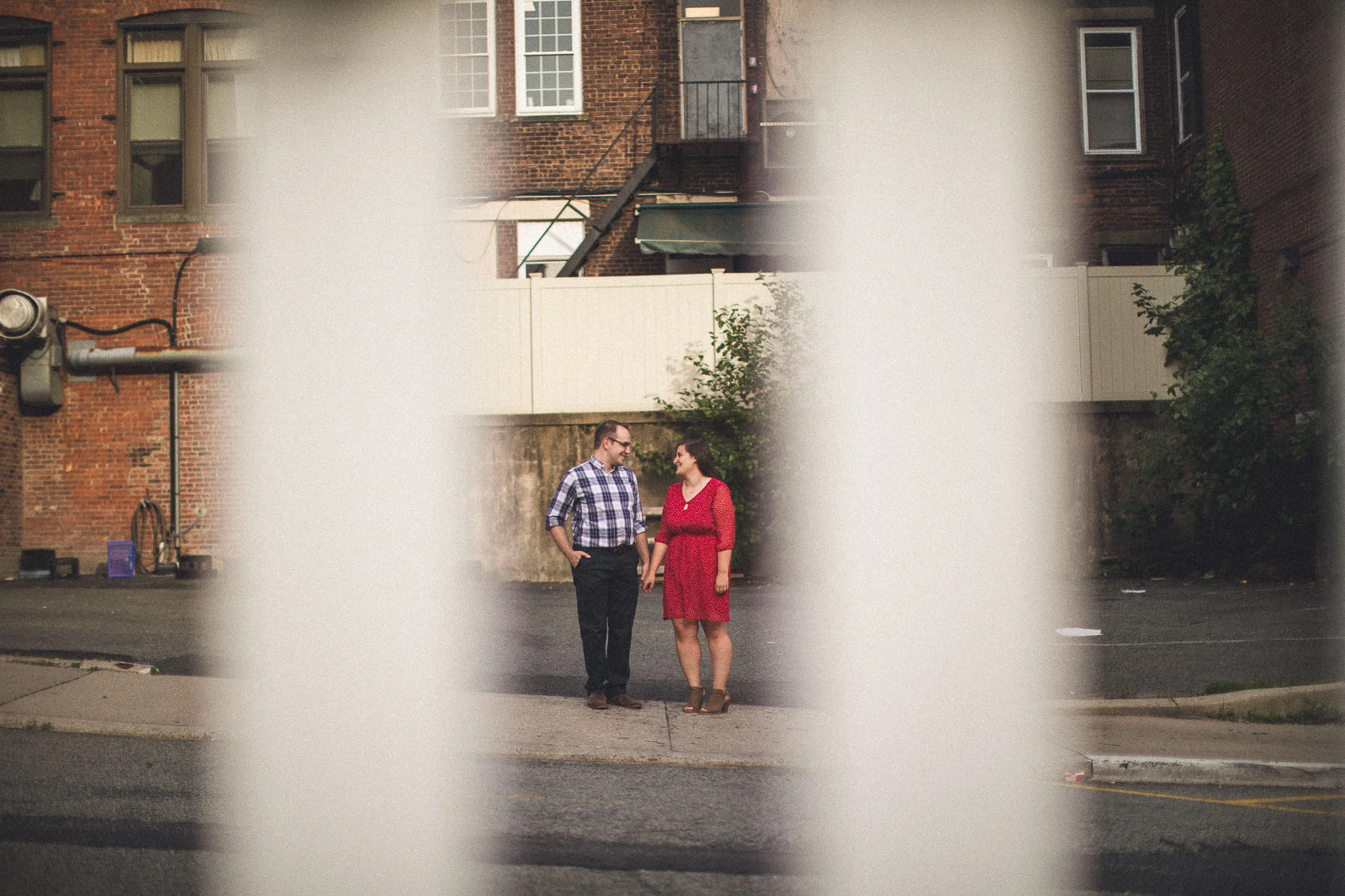 Bokeh Portrait Photo with Couple