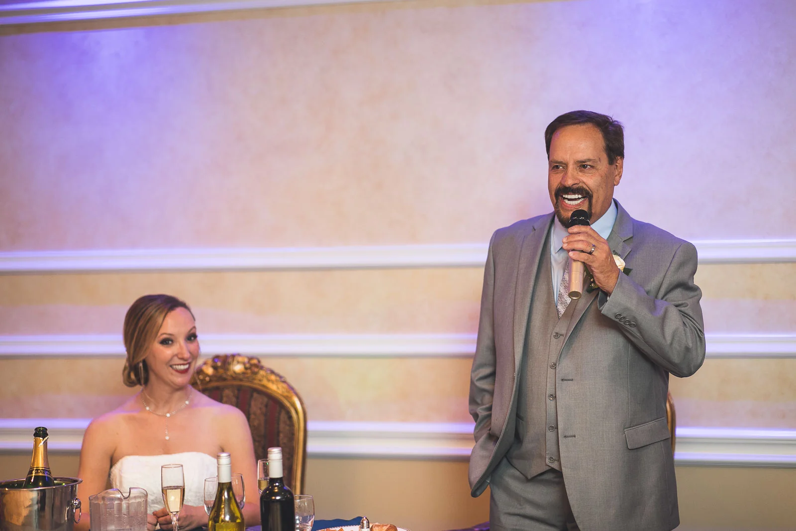 Groom gives Speech