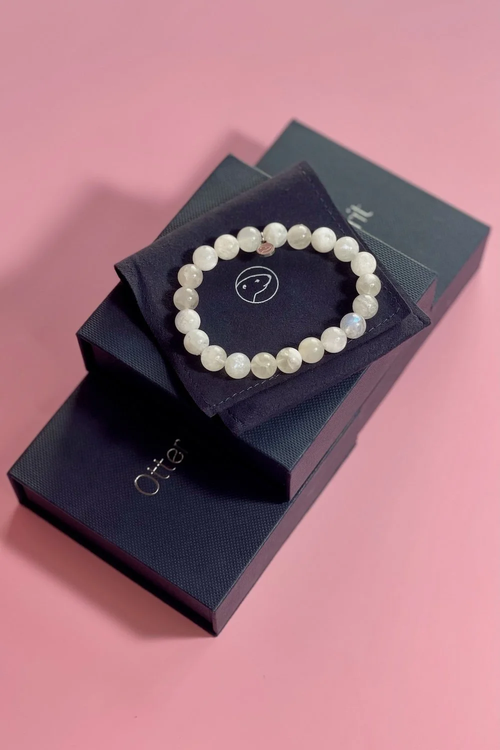 Gifted by Otter Spirit: Otter Spirit Rainbow Moonstone Bracelet